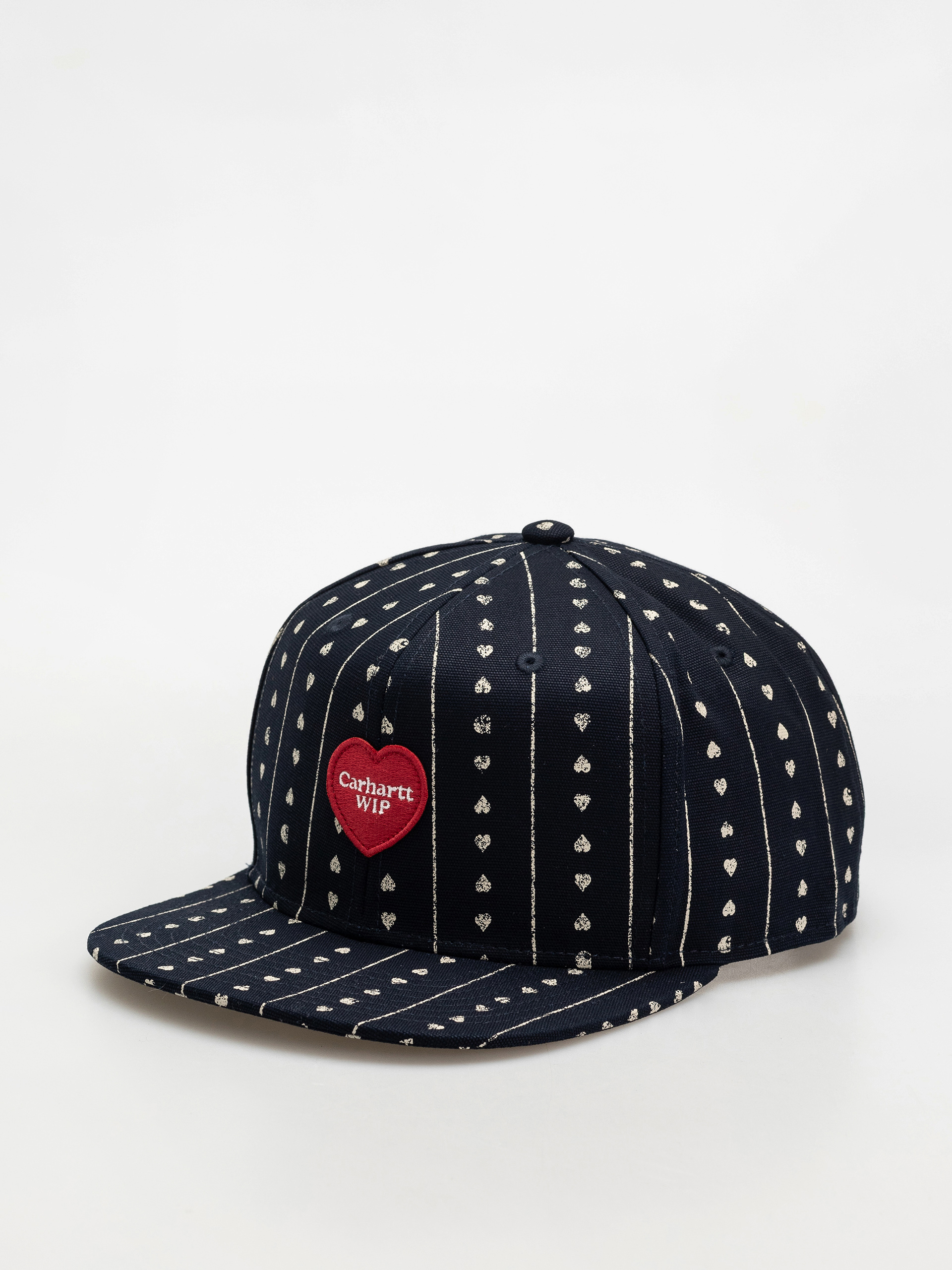 Кепка Carhartt WIP Drewe (heart c pinstripe/ink/natural/dark navy)