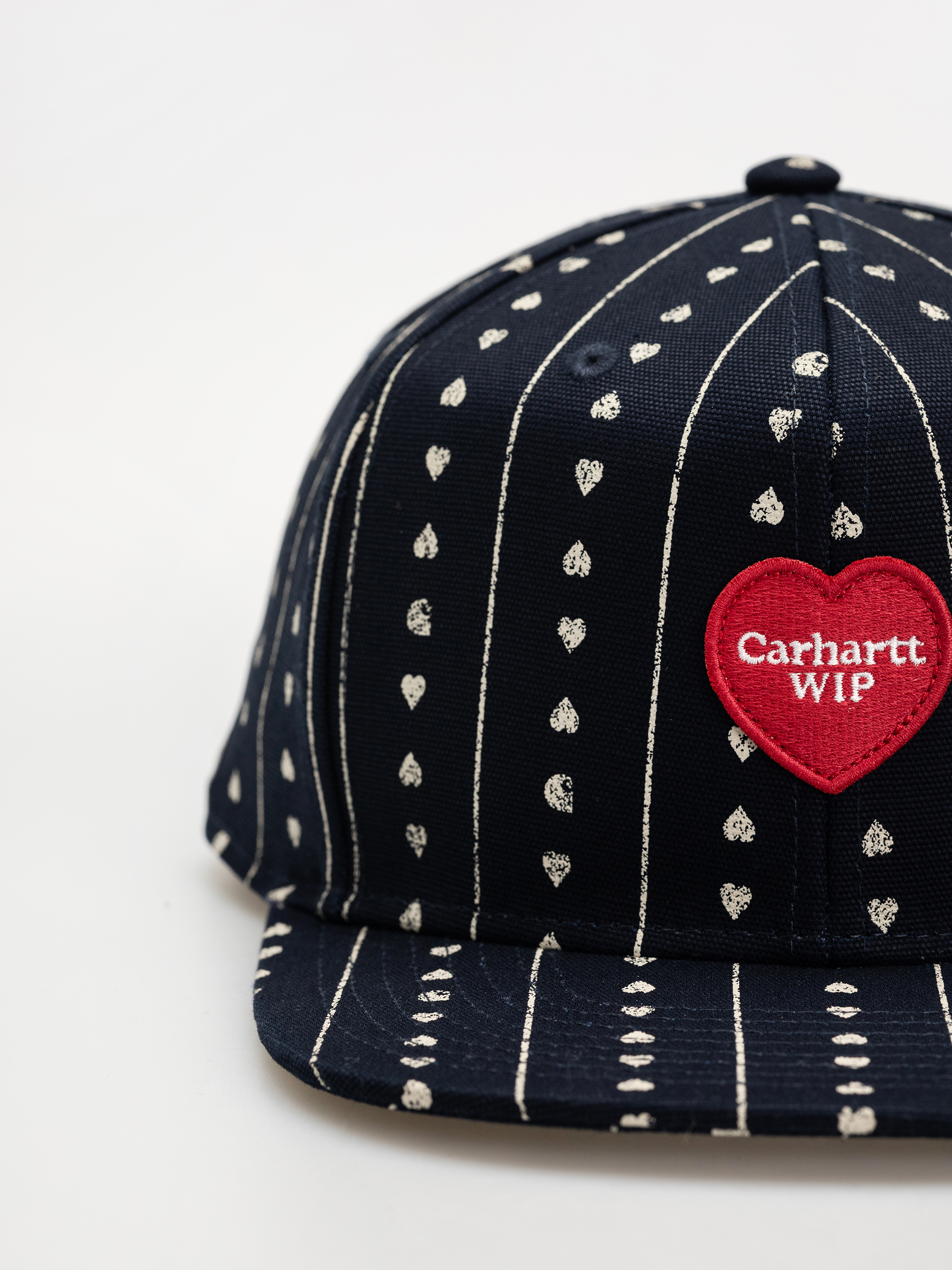Кепка Carhartt WIP Drewe (heart c pinstripe/ink/natural/dark navy)