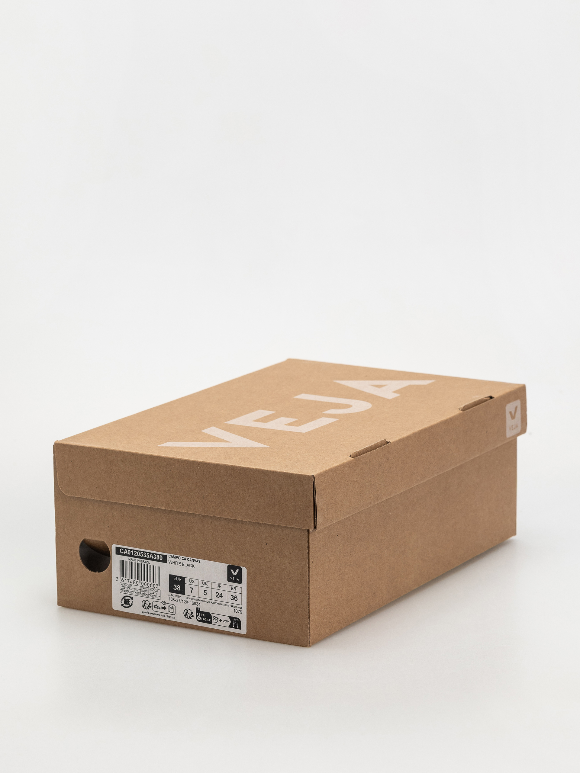 Взуття Veja Campo Canvas Wmn (white black)