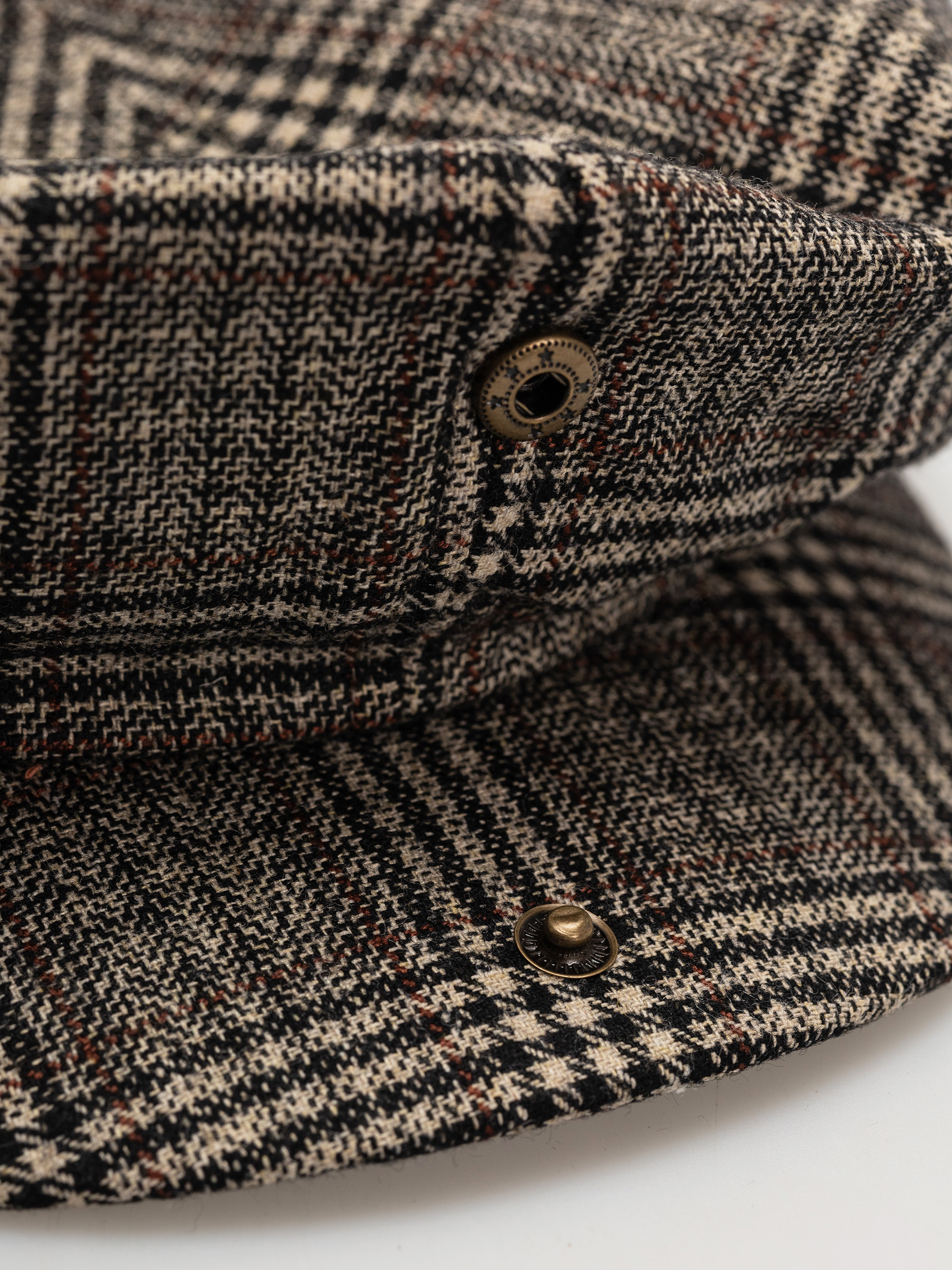 Кашкет Brixton Brood Snap Cap (khaki/brown plaid)