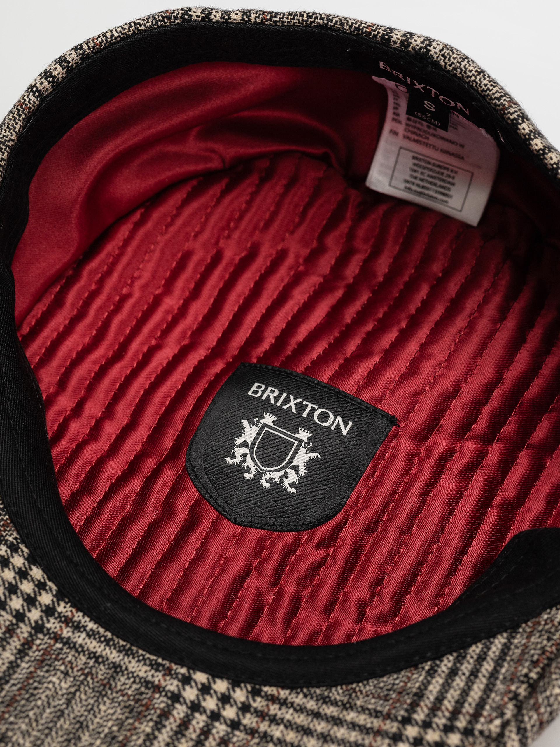 Кашкет Brixton Brood Snap Cap (khaki/brown plaid)