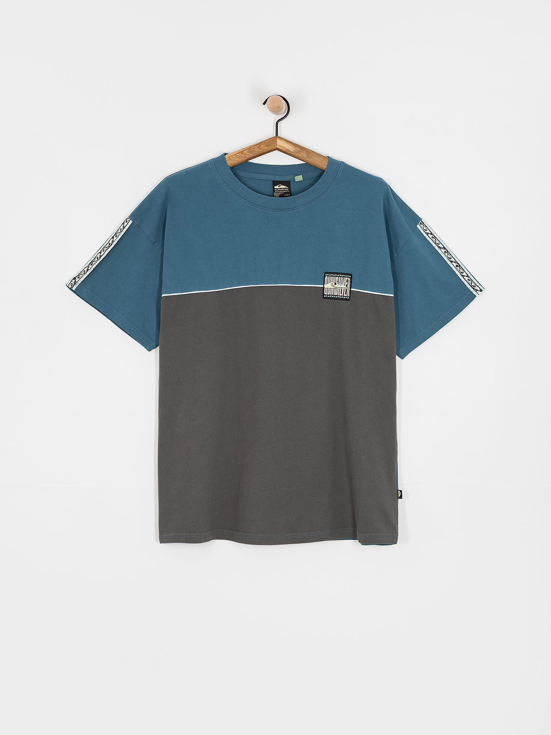 Футболка Quiksilver Global Heat Color Block (dark shadow)