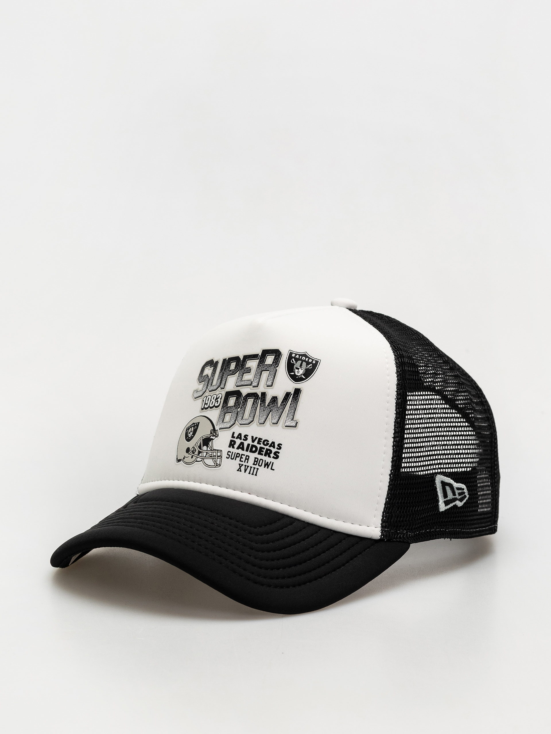 Кепка New Era Superbowl Trucker Raiders (black)