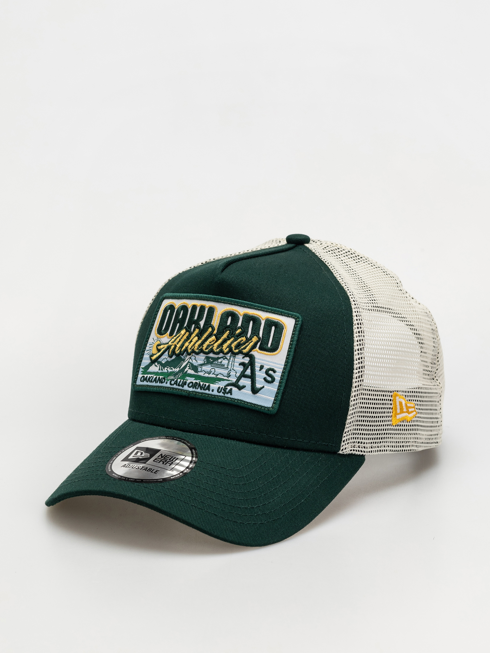 Кепка New Era MLB Patch Trucker Athletics (dark green)