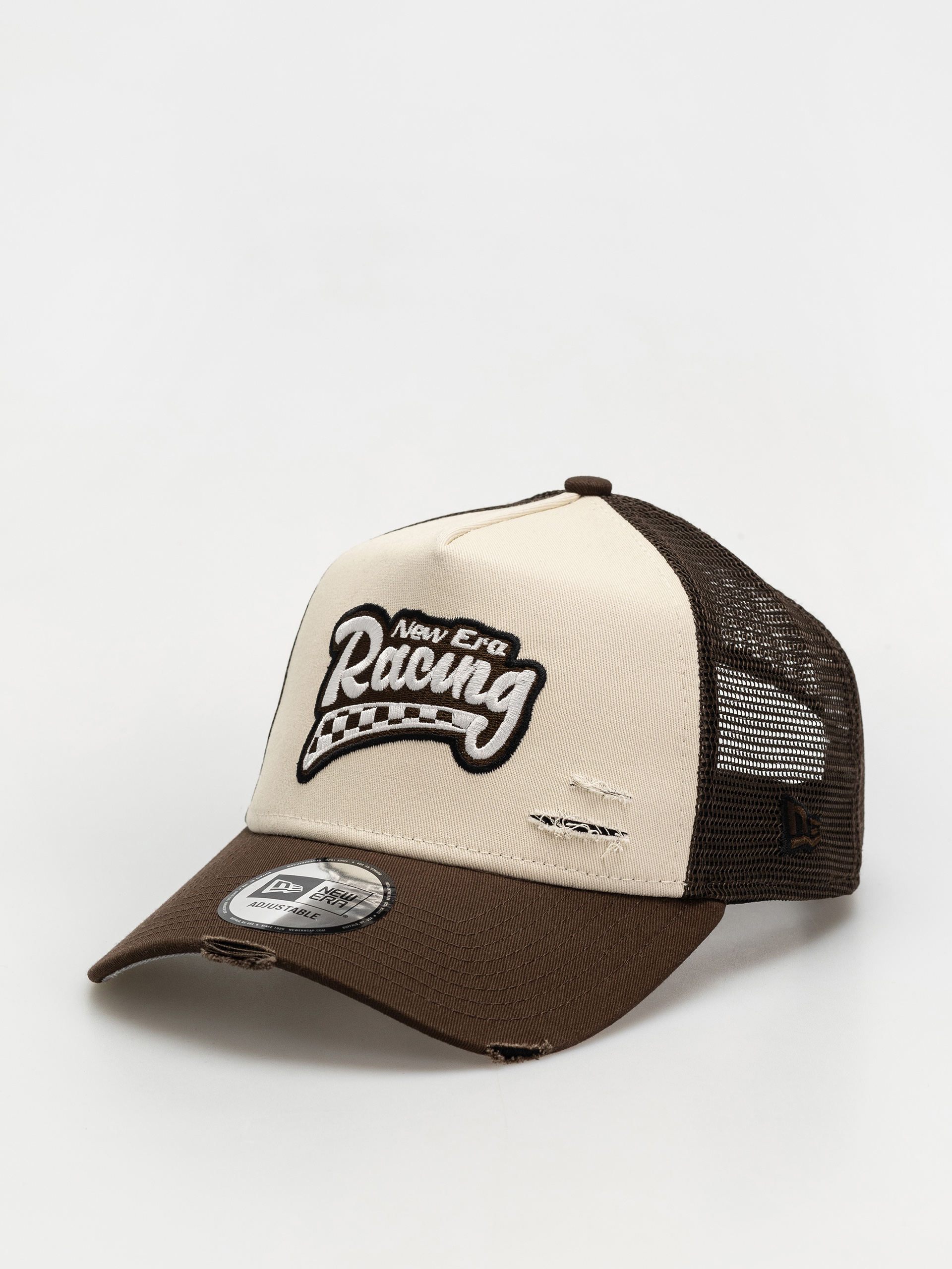 Кепка New Era Motorsport Trucker (light beige)