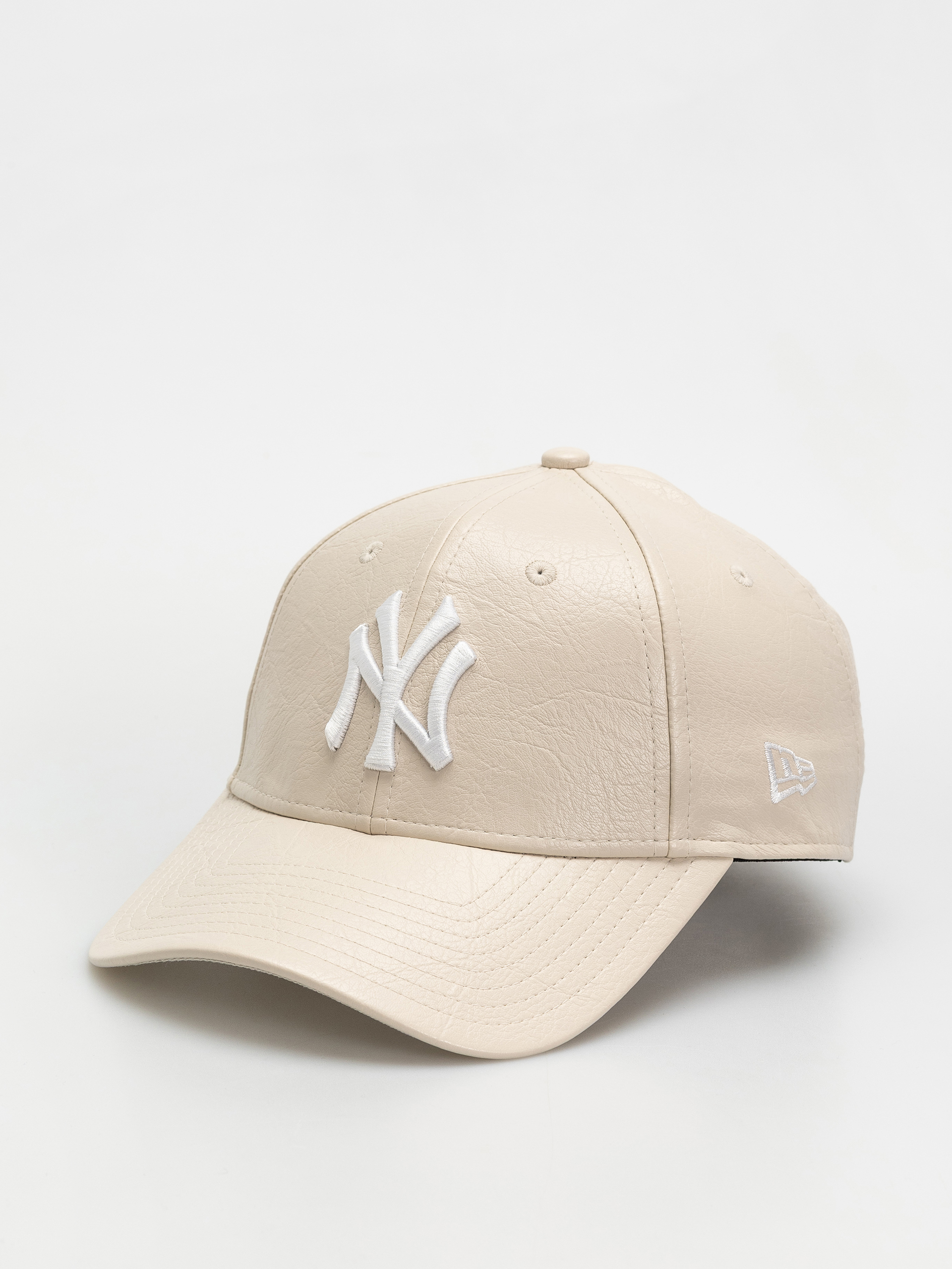 u041au0435u043fu043au0430 New Era Crinkled Pu 9Forty New York Yankees Wmn (light beige)