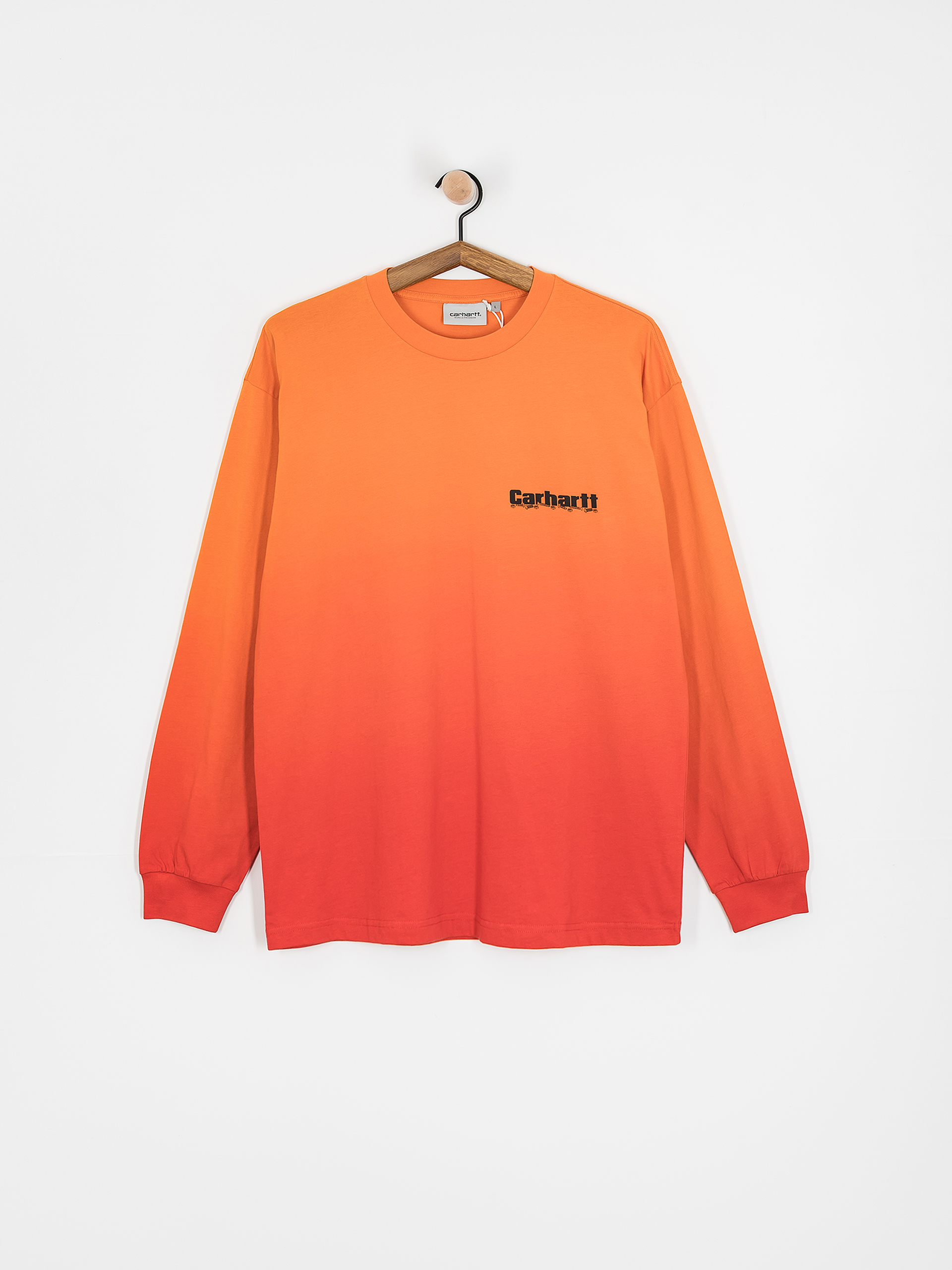 Лонгслів Carhartt WIP Light Work (pumpkin/cherry)