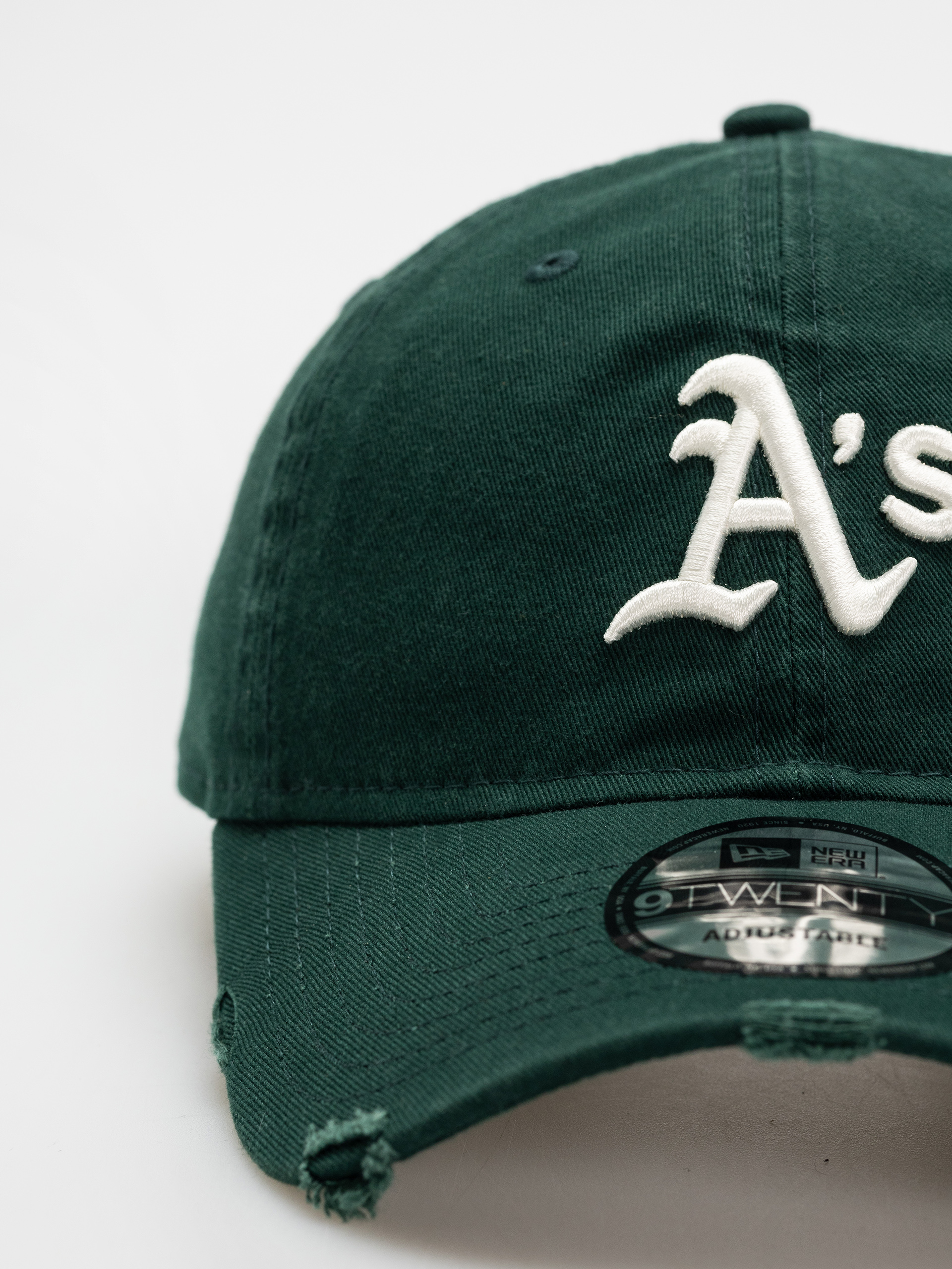 Кепка New Era Distressed 9Twenty Athletics (dark green)