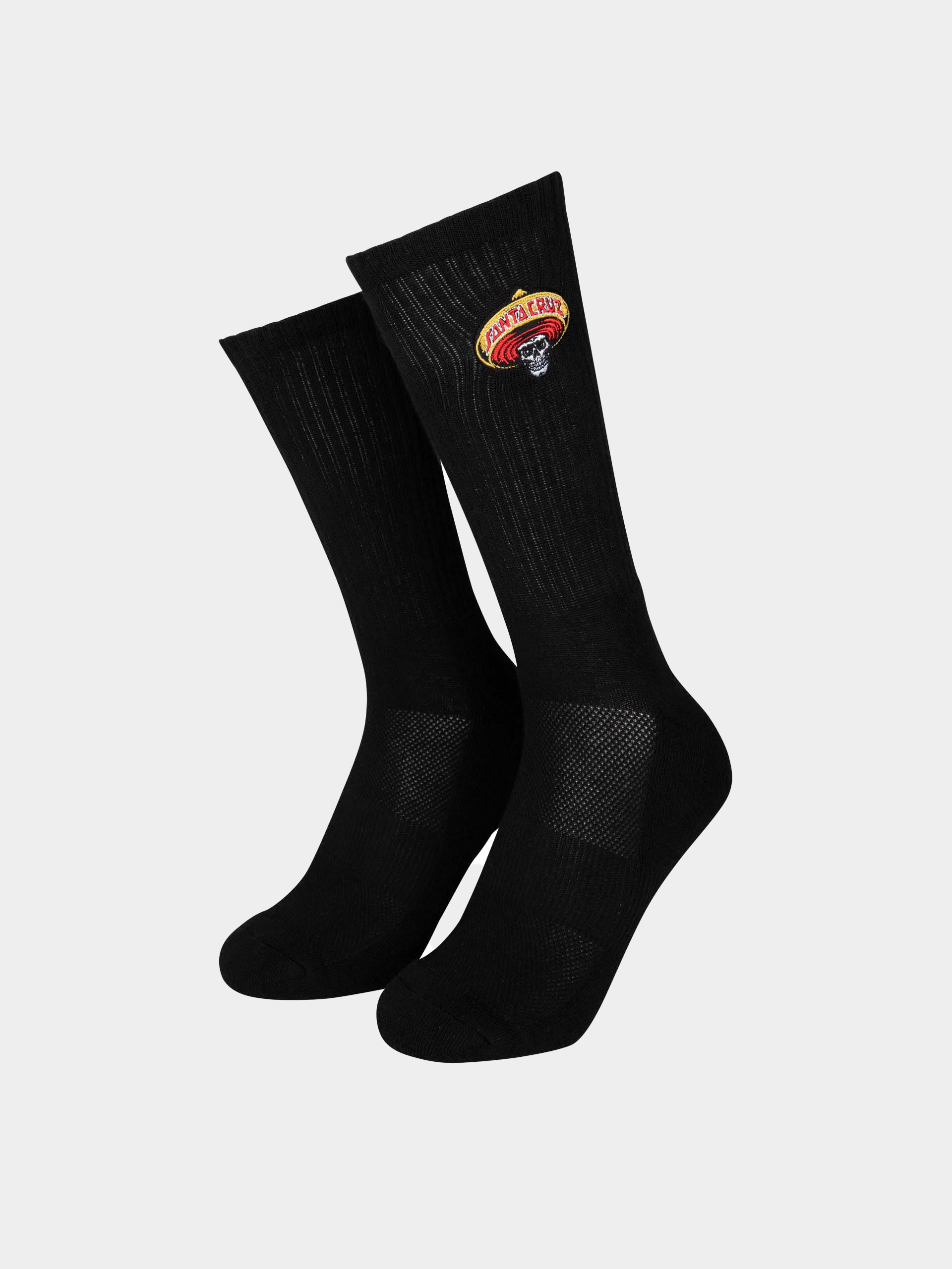  Шкарпетки Santa Cruz Guzman Skull (black)