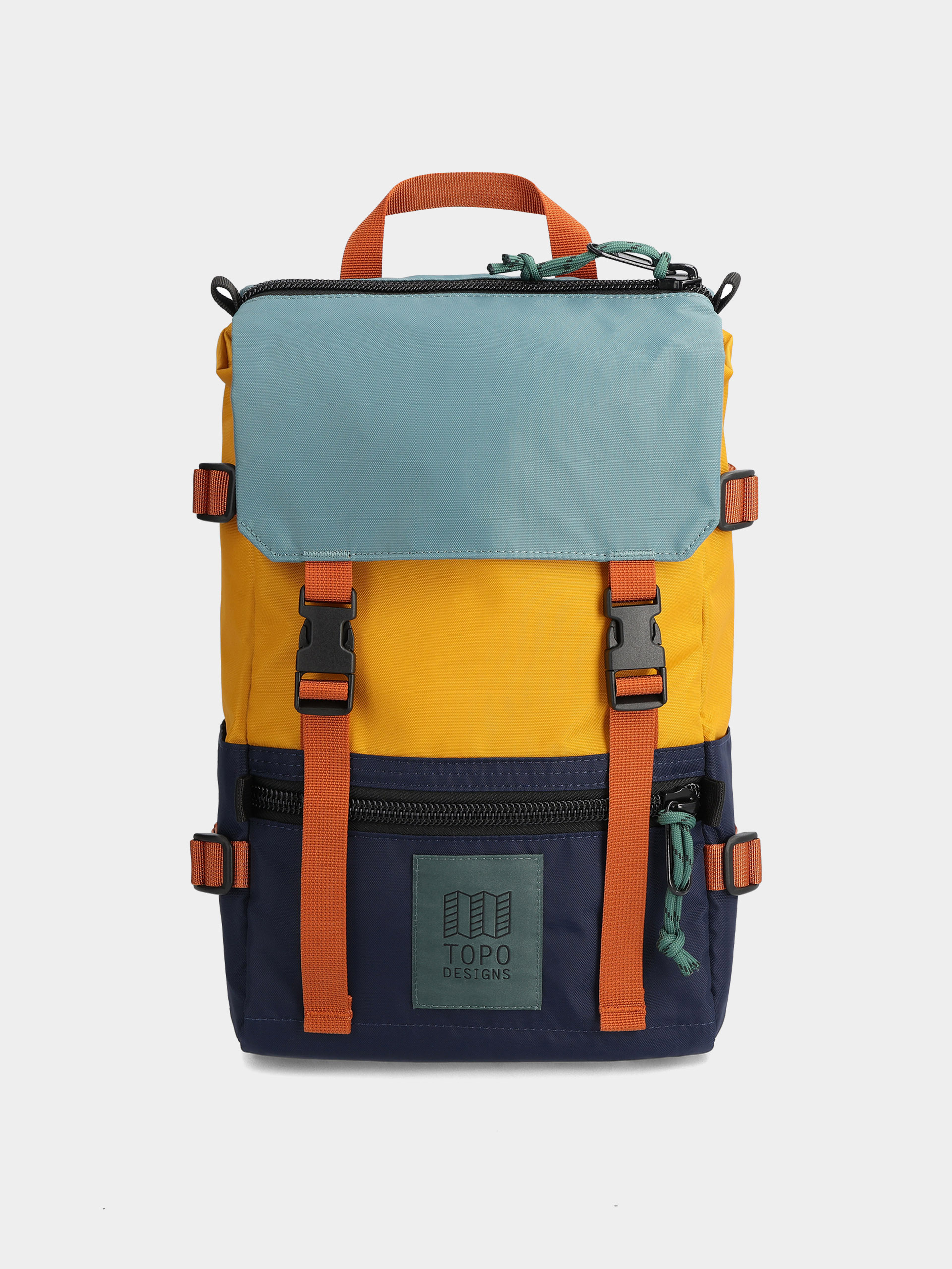 u0420u044eu043au0437u0430u043a Topo Designs Rover Pack Mini (navy/mustard)