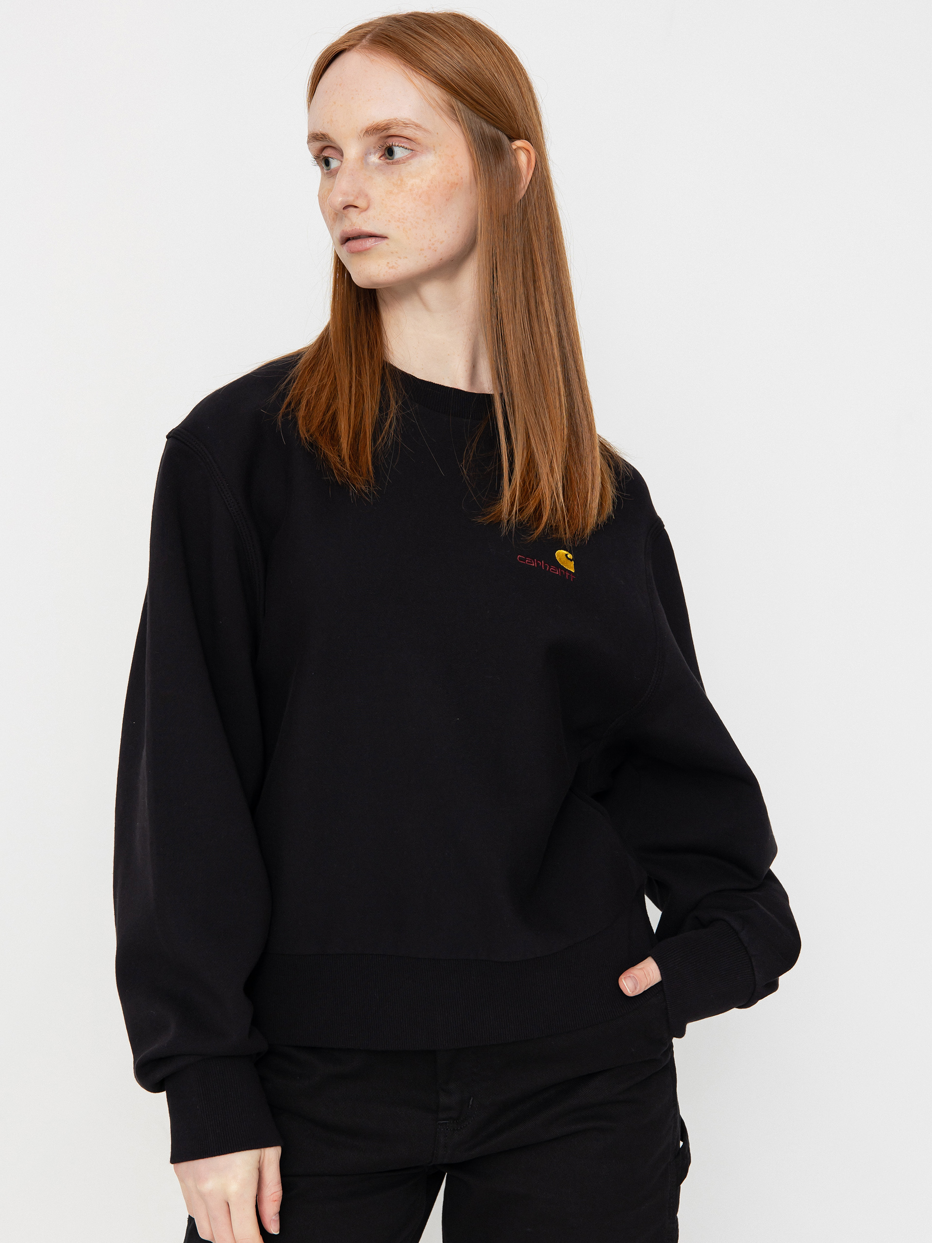 u0421u0432u0456u0442u0448u043eu0442 Carhartt WIP American Script Wmn (black)