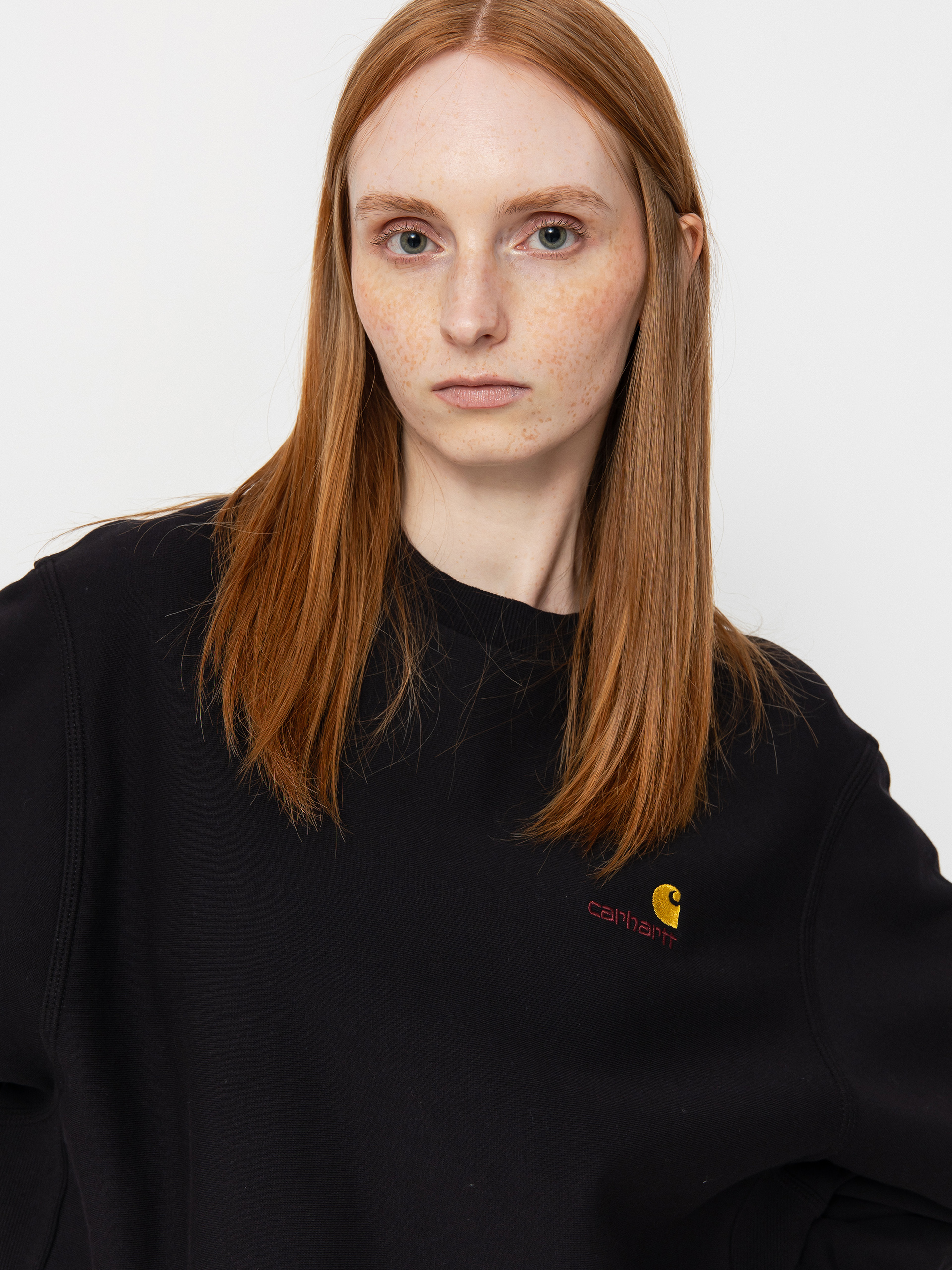 Світшот Carhartt WIP American Script Wmn (black)