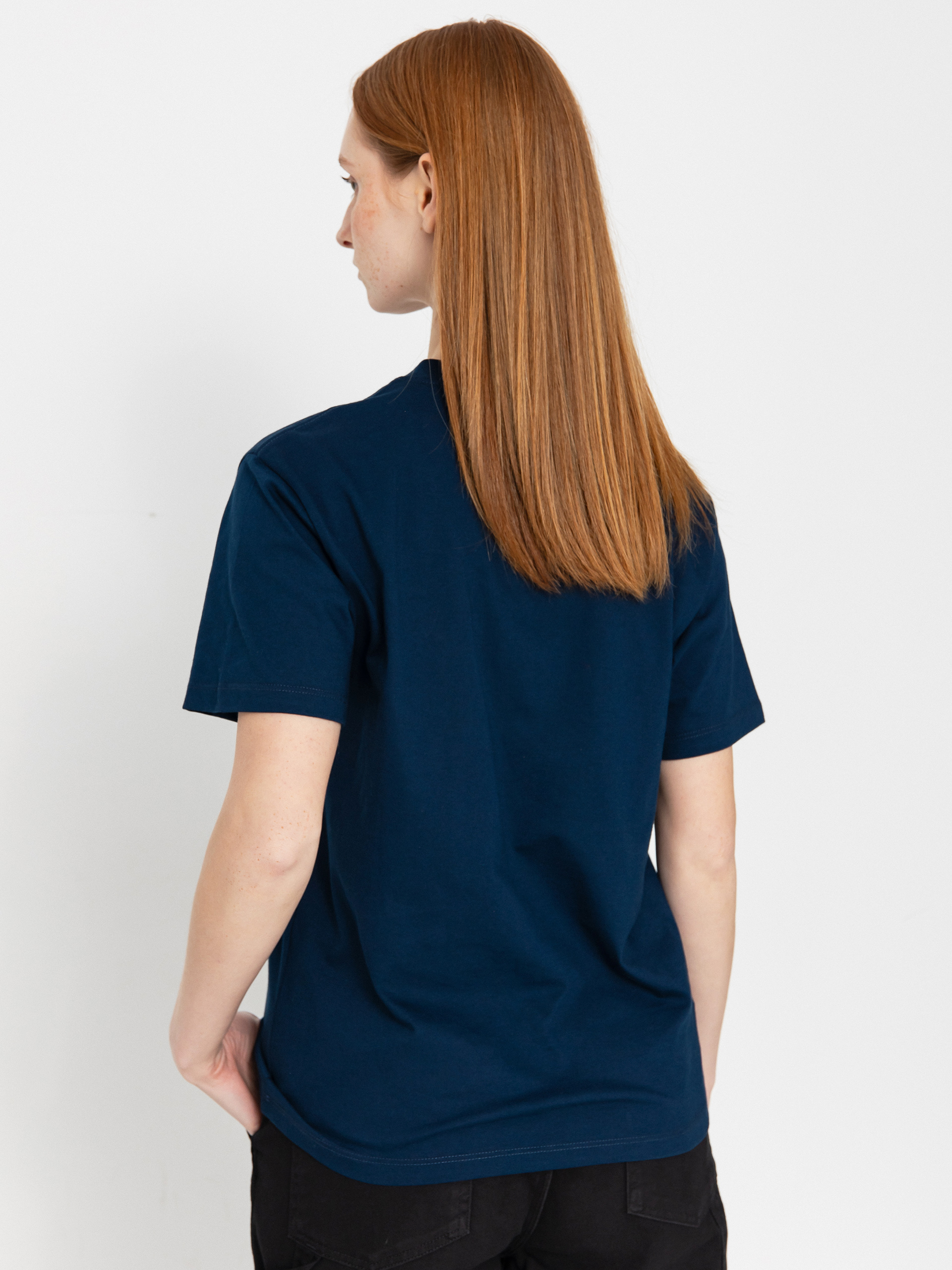 Футболка Carhartt WIP Pocket Heart Wmn (ink/red)