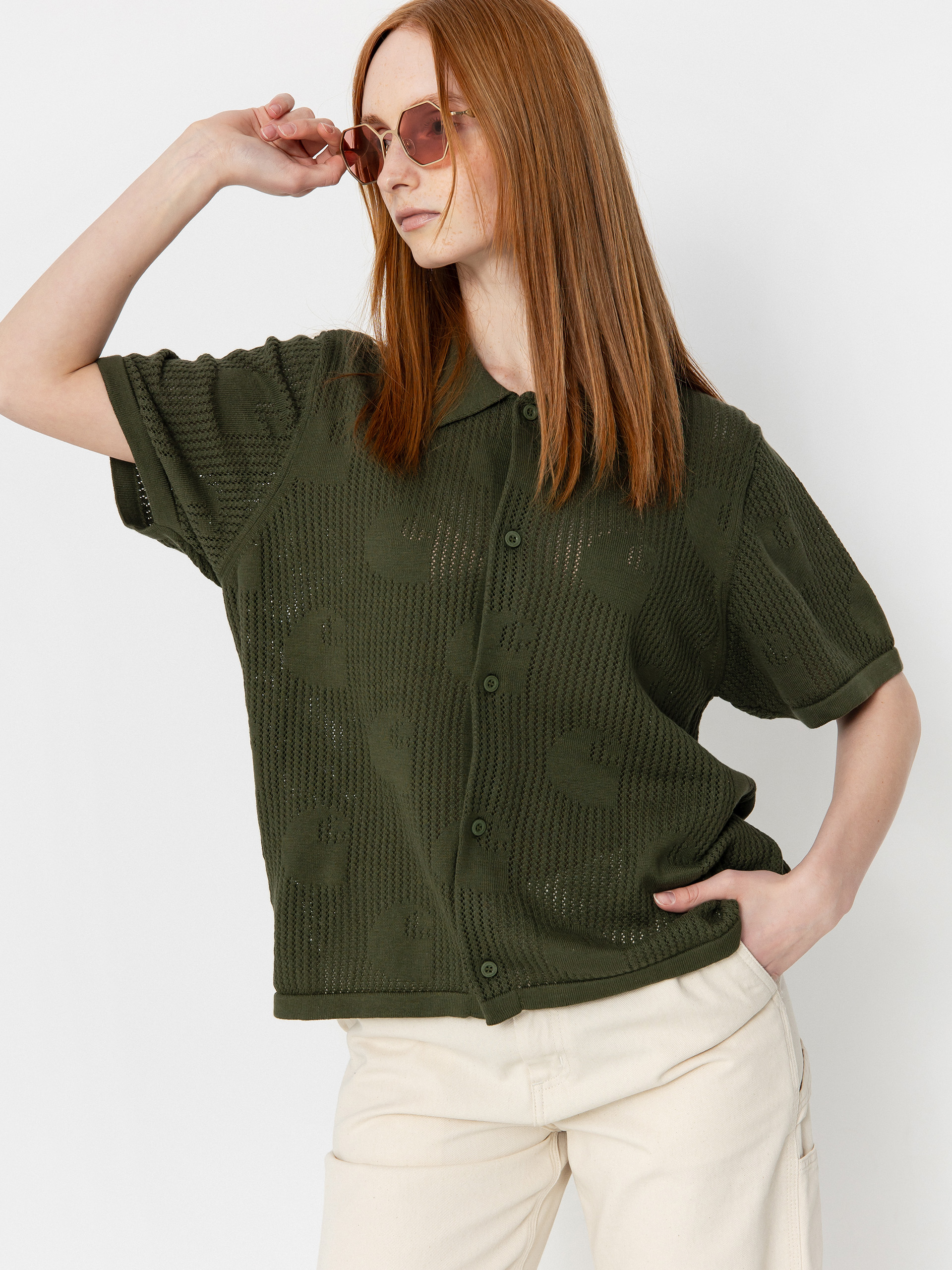 Сорочка Carhartt WIP Temple Knit Wmn (dollar green)