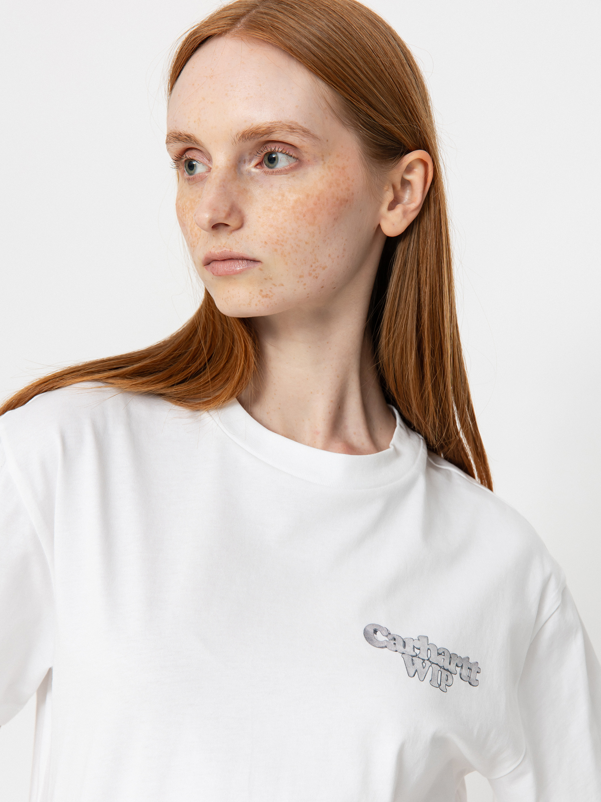 Футболка Carhartt WIP Chain Link Wmn (white/silver)