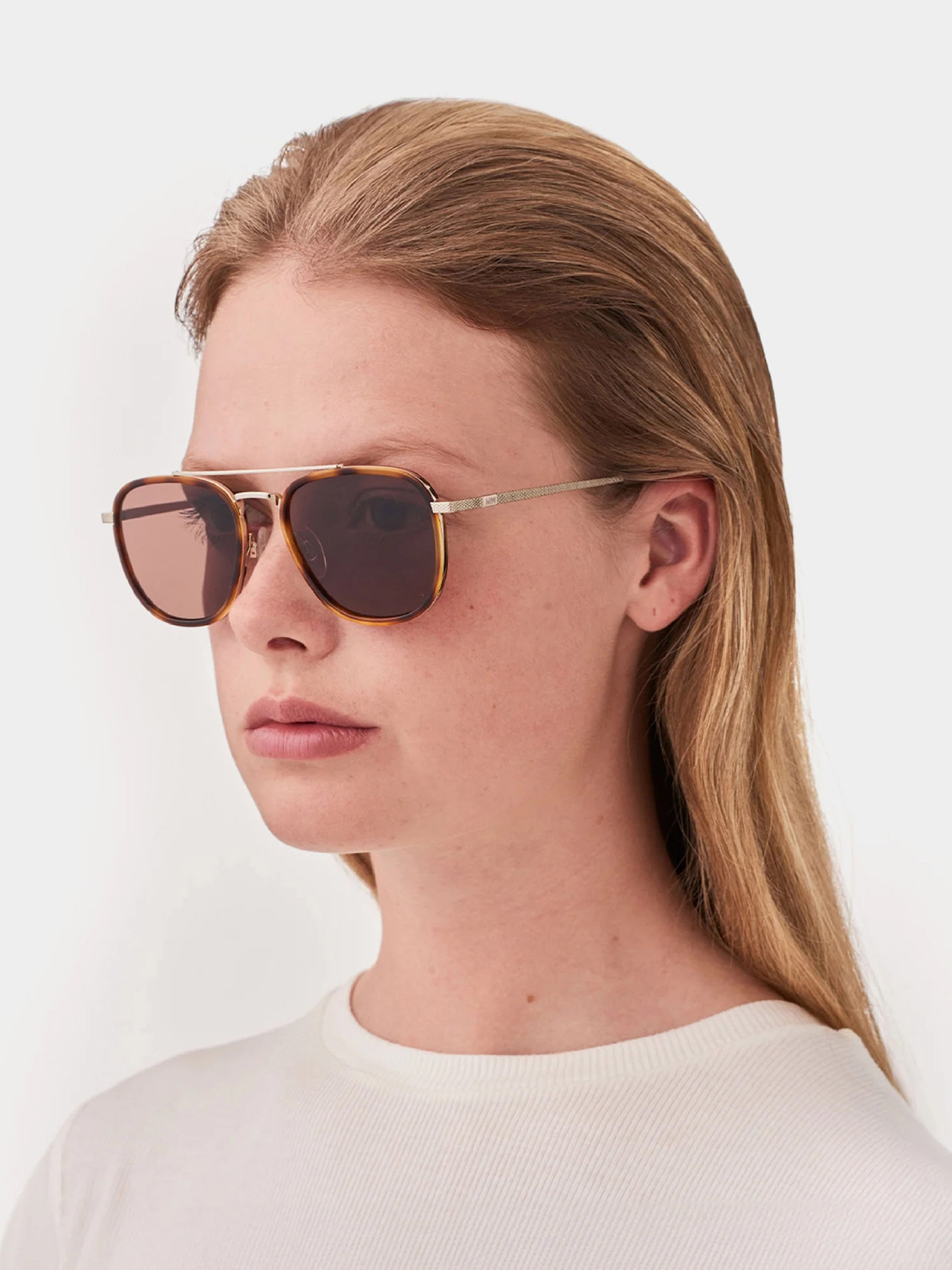 Сонцезахисні окуляри MessyWeekend Quentin (gold/brown)