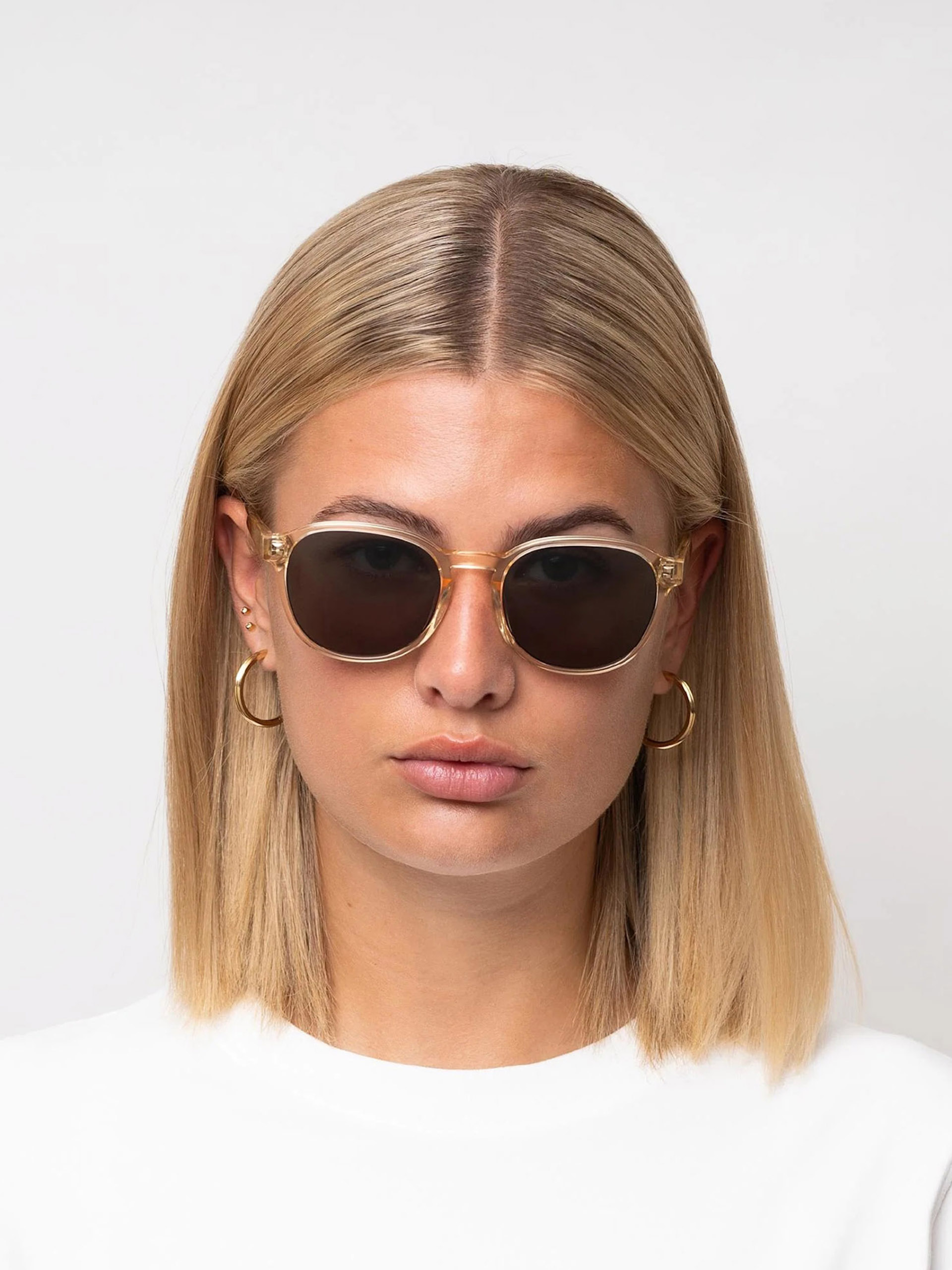 Сонцезахисні окуляри MessyWeekend Ryan (champagne/green)