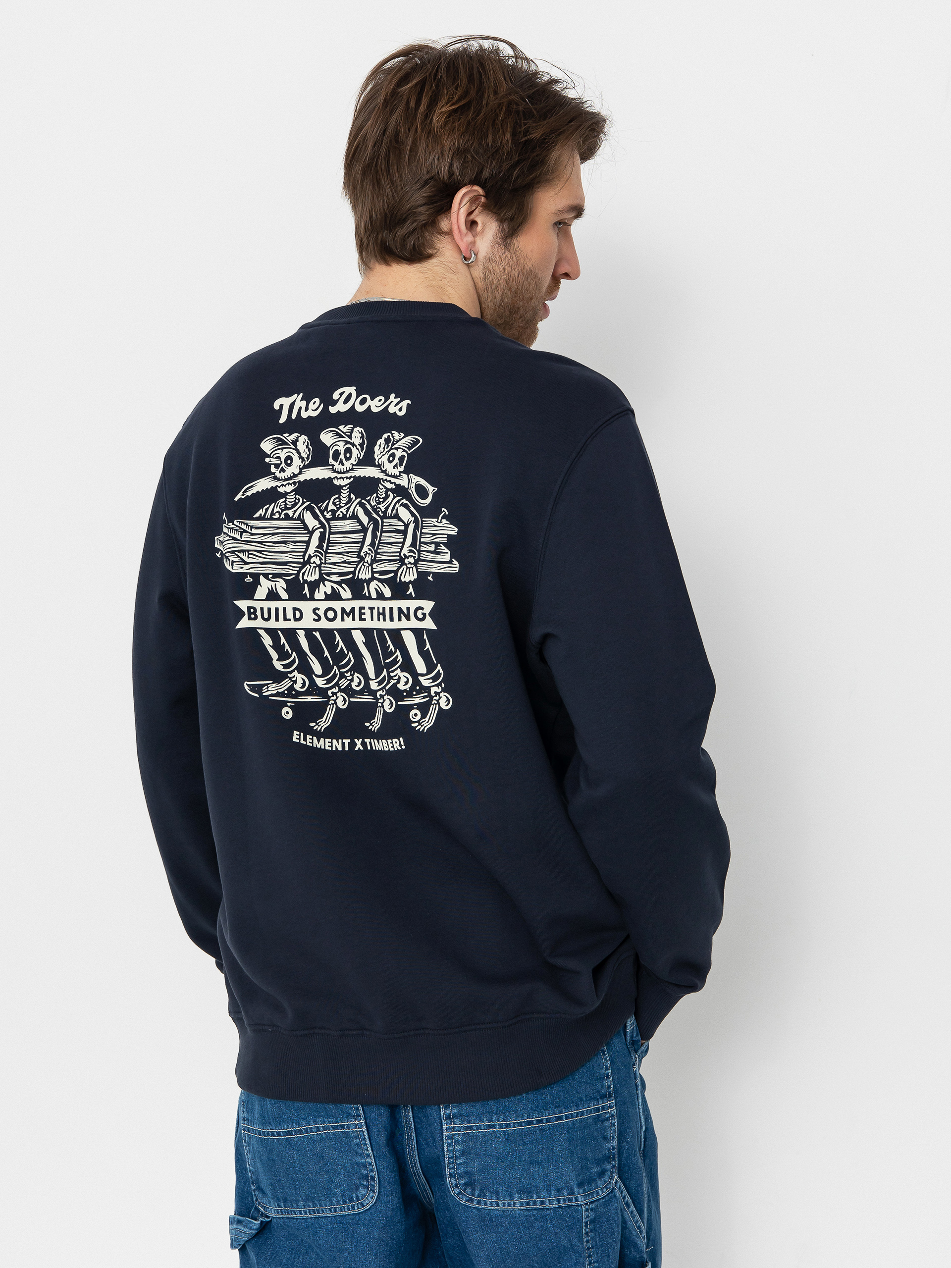 Світшот Element Timber Skeleton Gang Crew (eclipse navy)