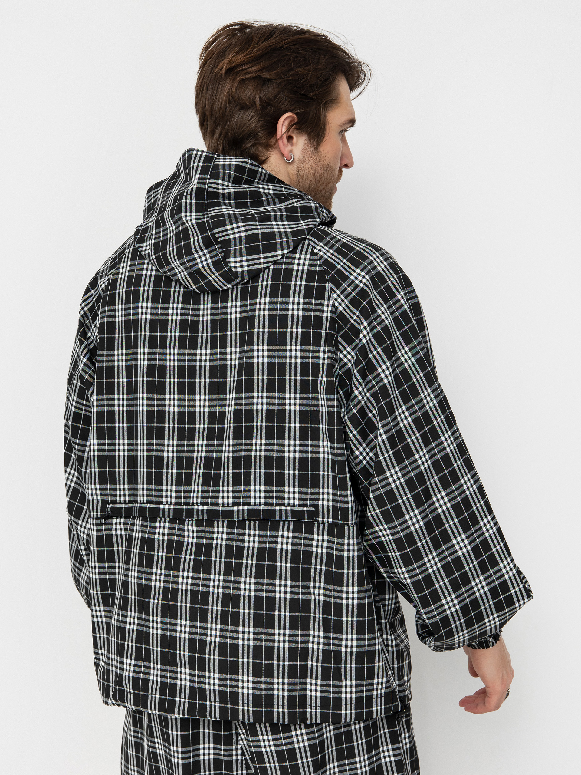 Куртка Wasted Paris Yard Tartan Windbreaker (black/white)