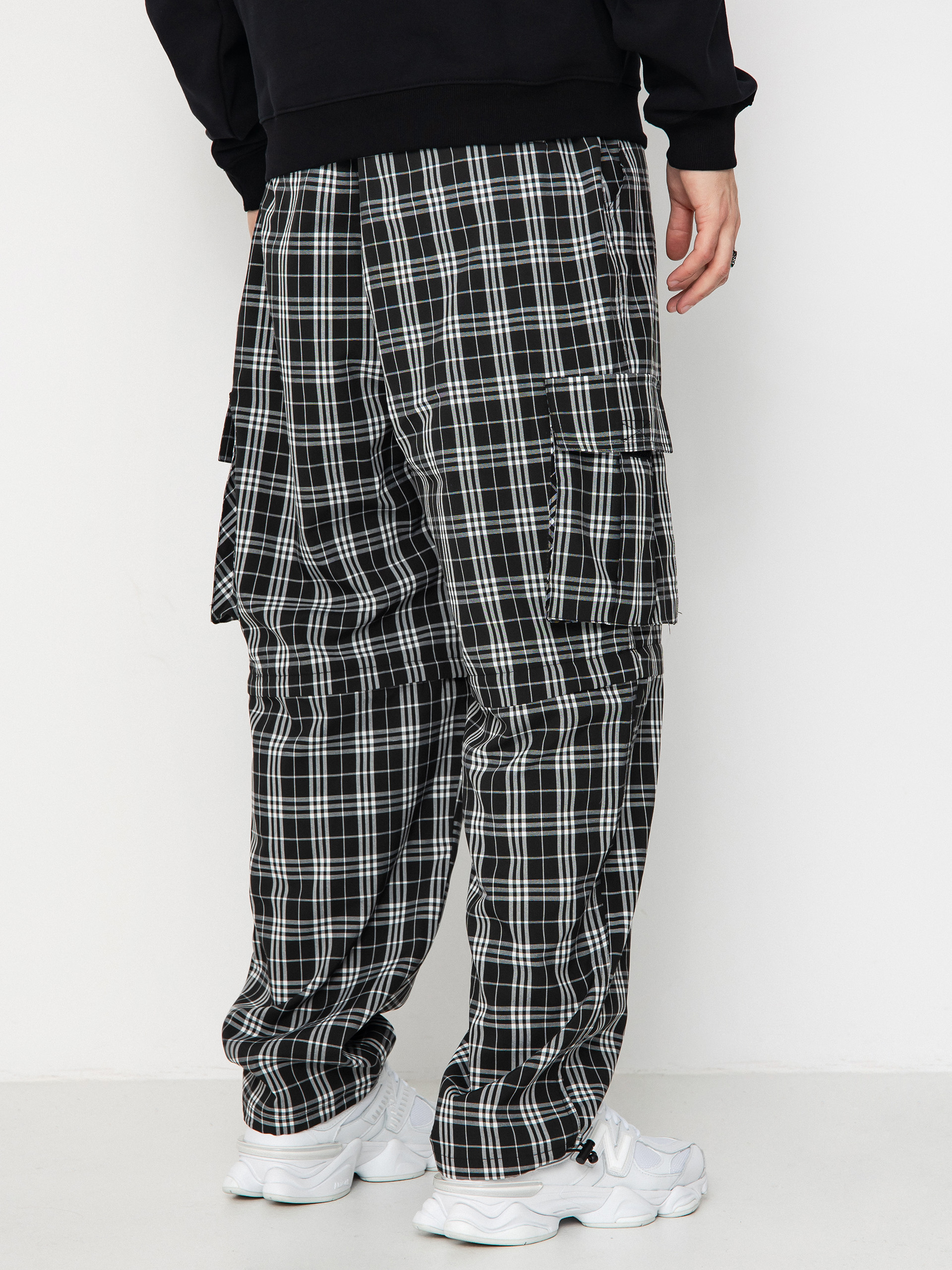 Штани Wasted Paris Yard Tartan Hunter (black/white)