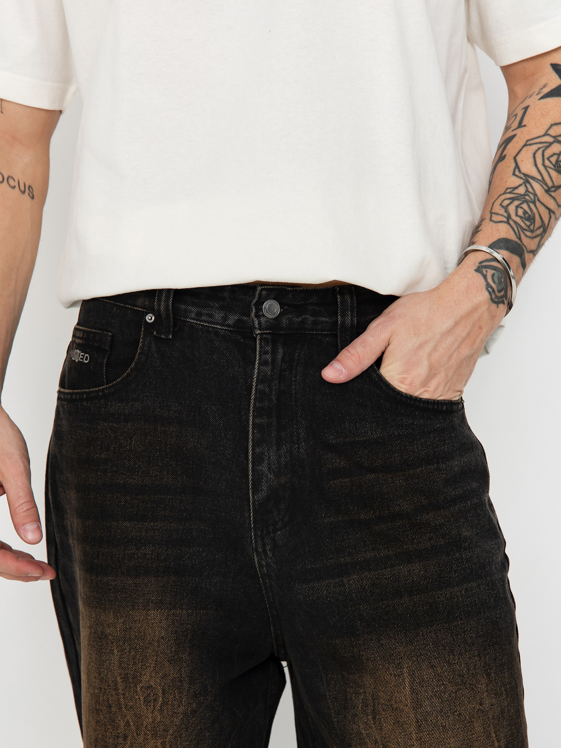 Штани Wasted Paris Sandblast Casper (faded black)