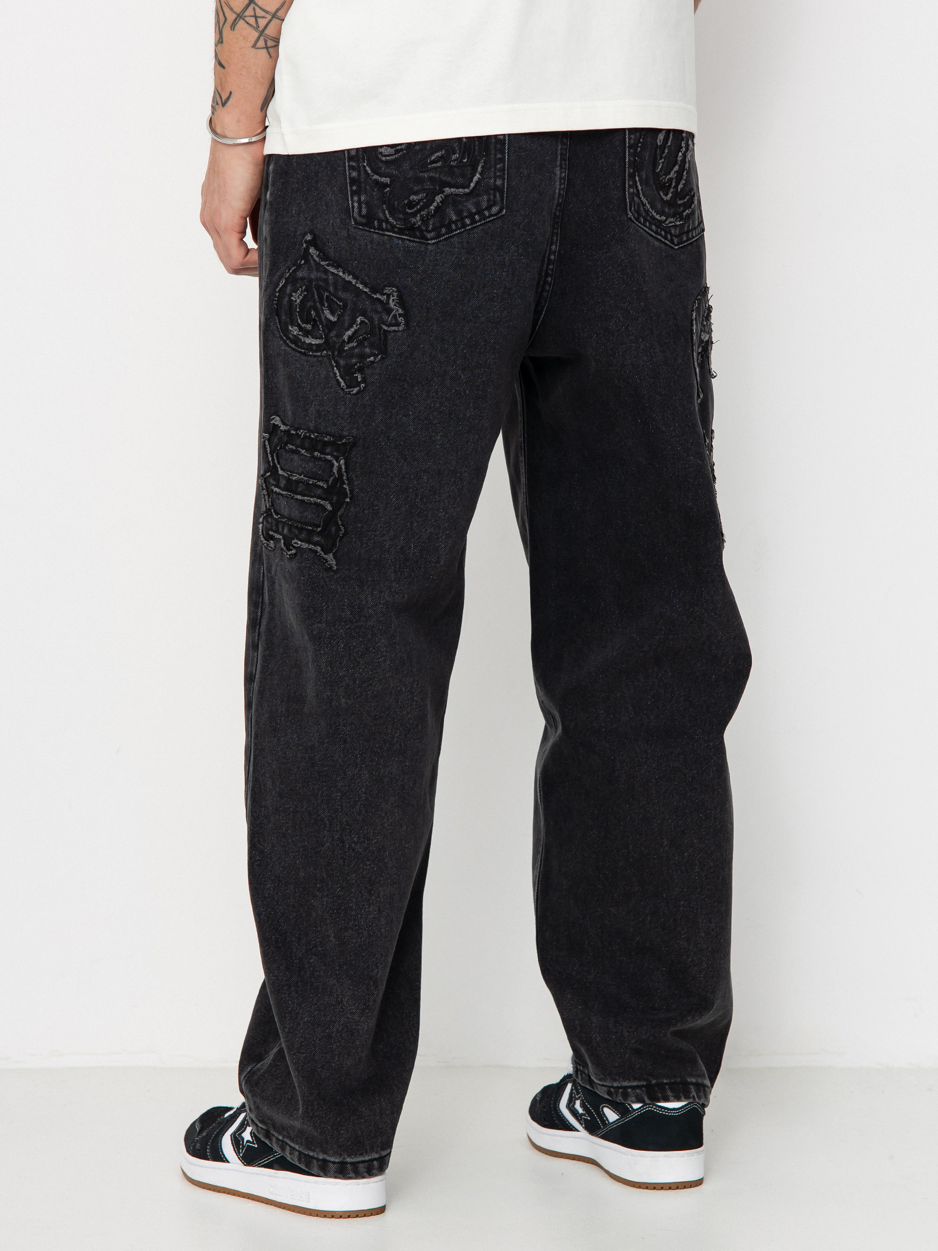 Штани Wasted Paris Kingdom Curve Destroy Casper (faded black)