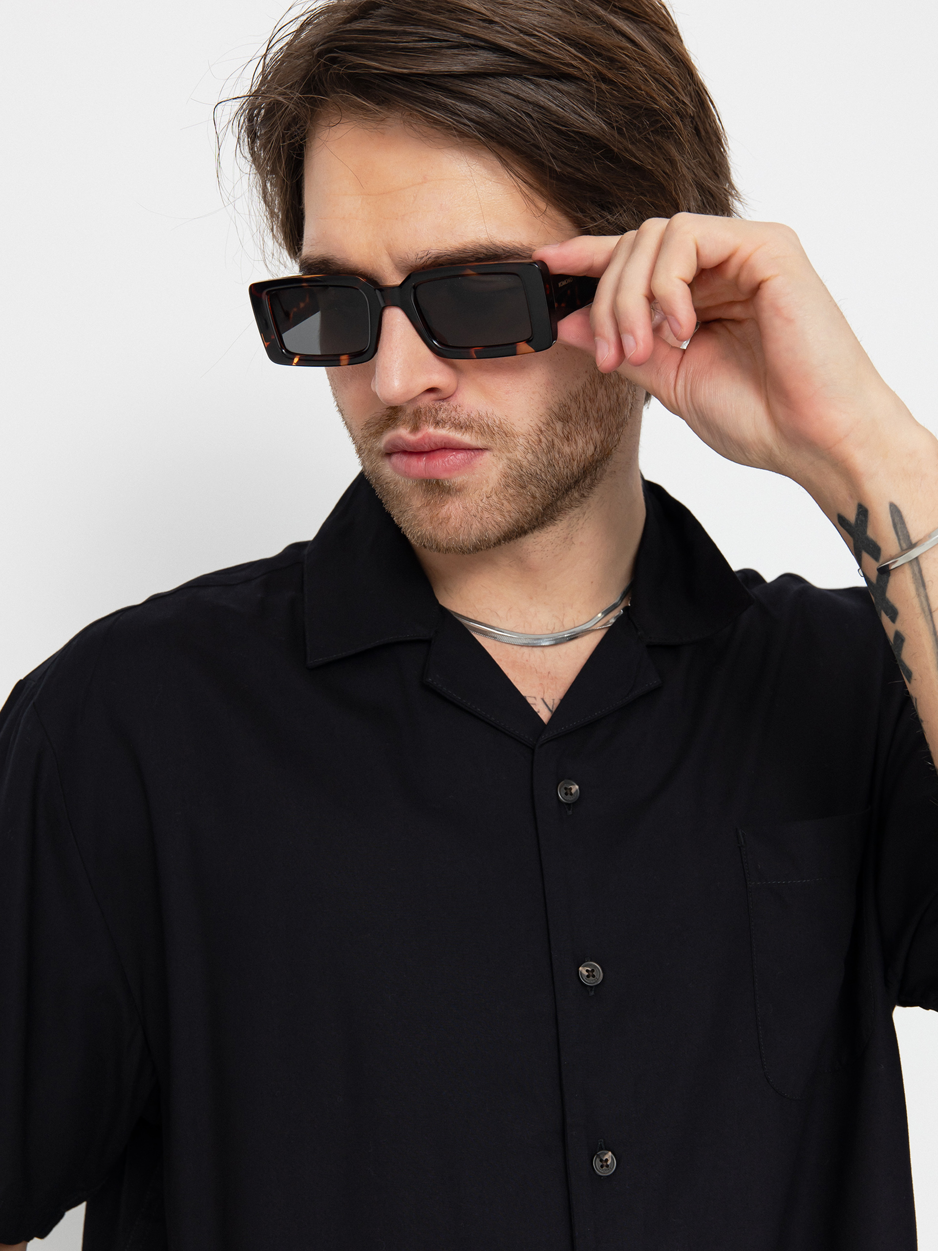 Сорочка Brixton Bunker (black)