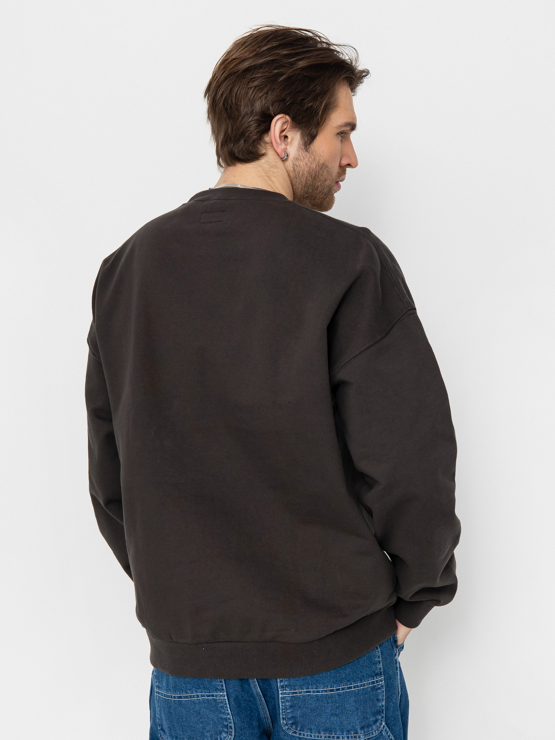 Світшот Brixton Embroidered Heavy Weight Crew (washed black)