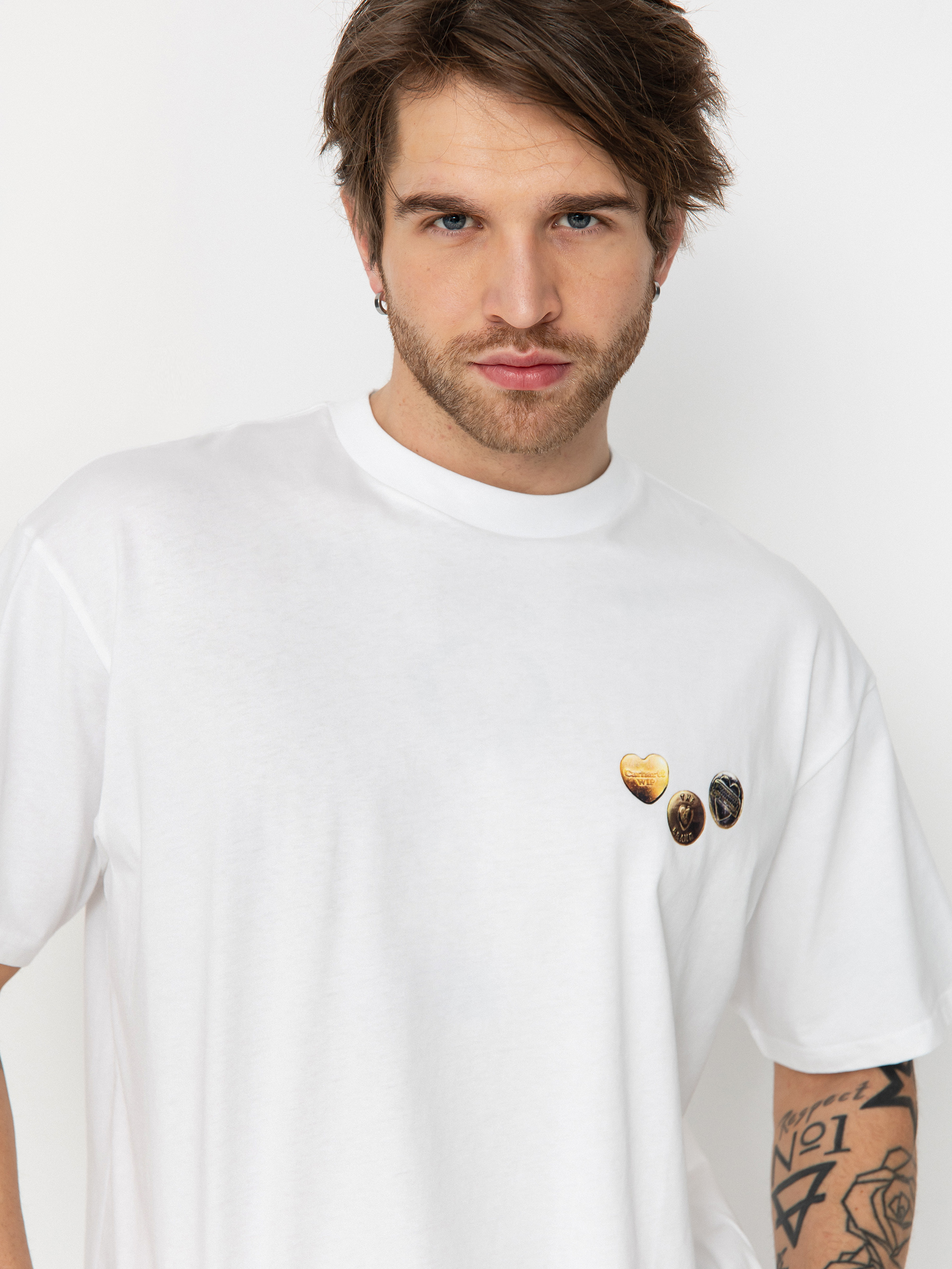 Футболка Carhartt WIP Button (white)