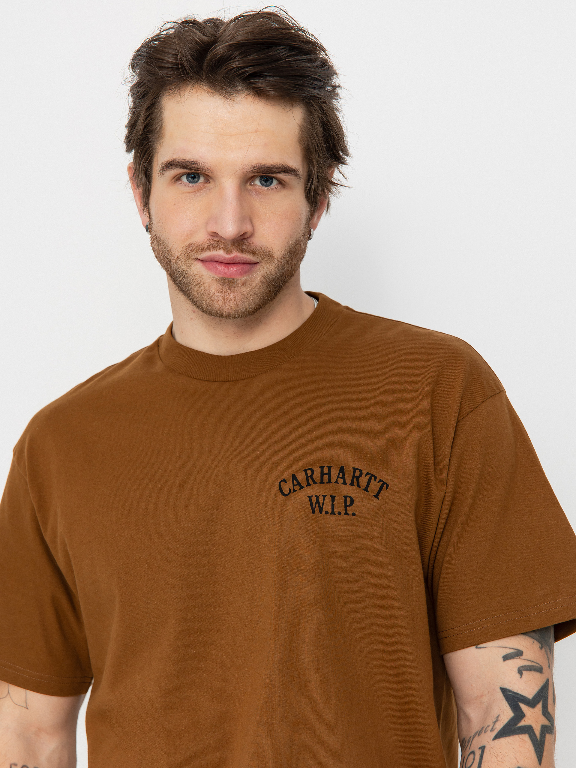 Футболка Carhartt WIP Cabinetry (hamilton brown/black)