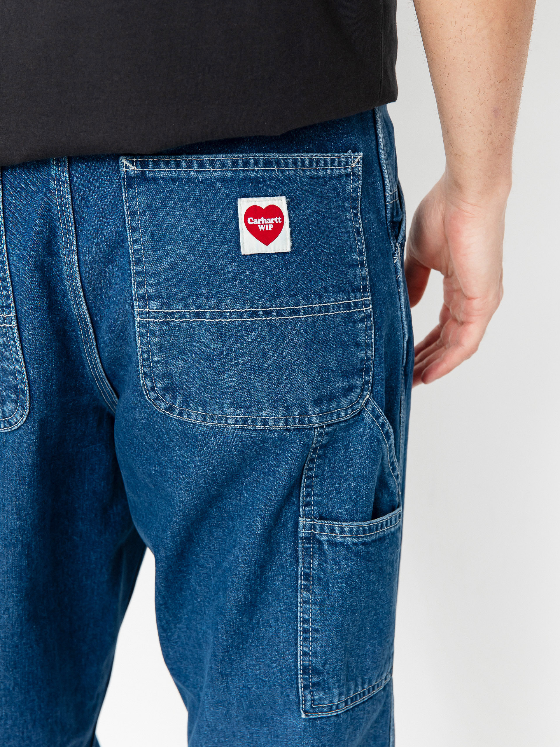 Штани Carhartt WIP Single Knee (blue)