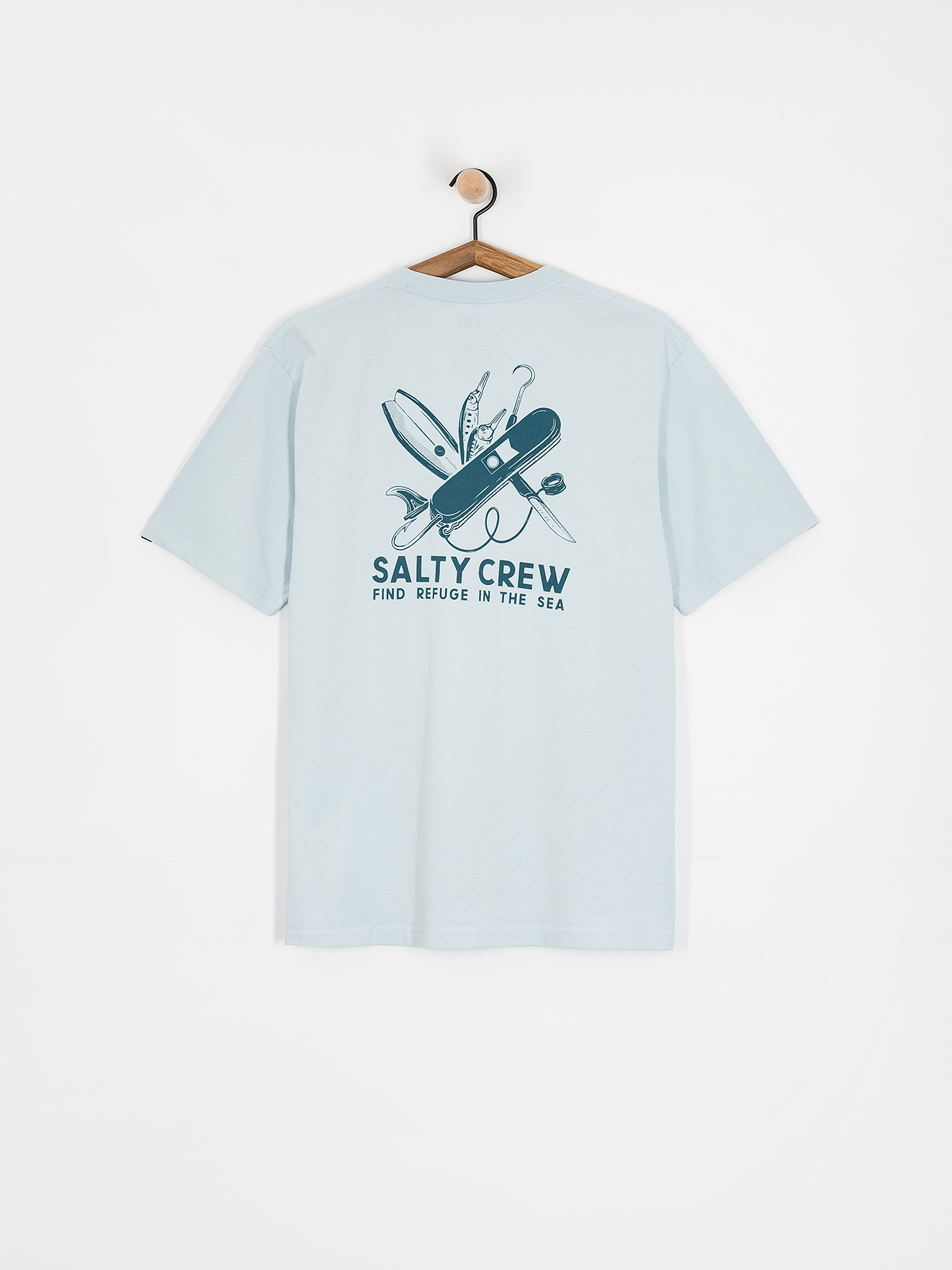 Футболка Salty Crew Pocket Knife Vintage (blue fog)