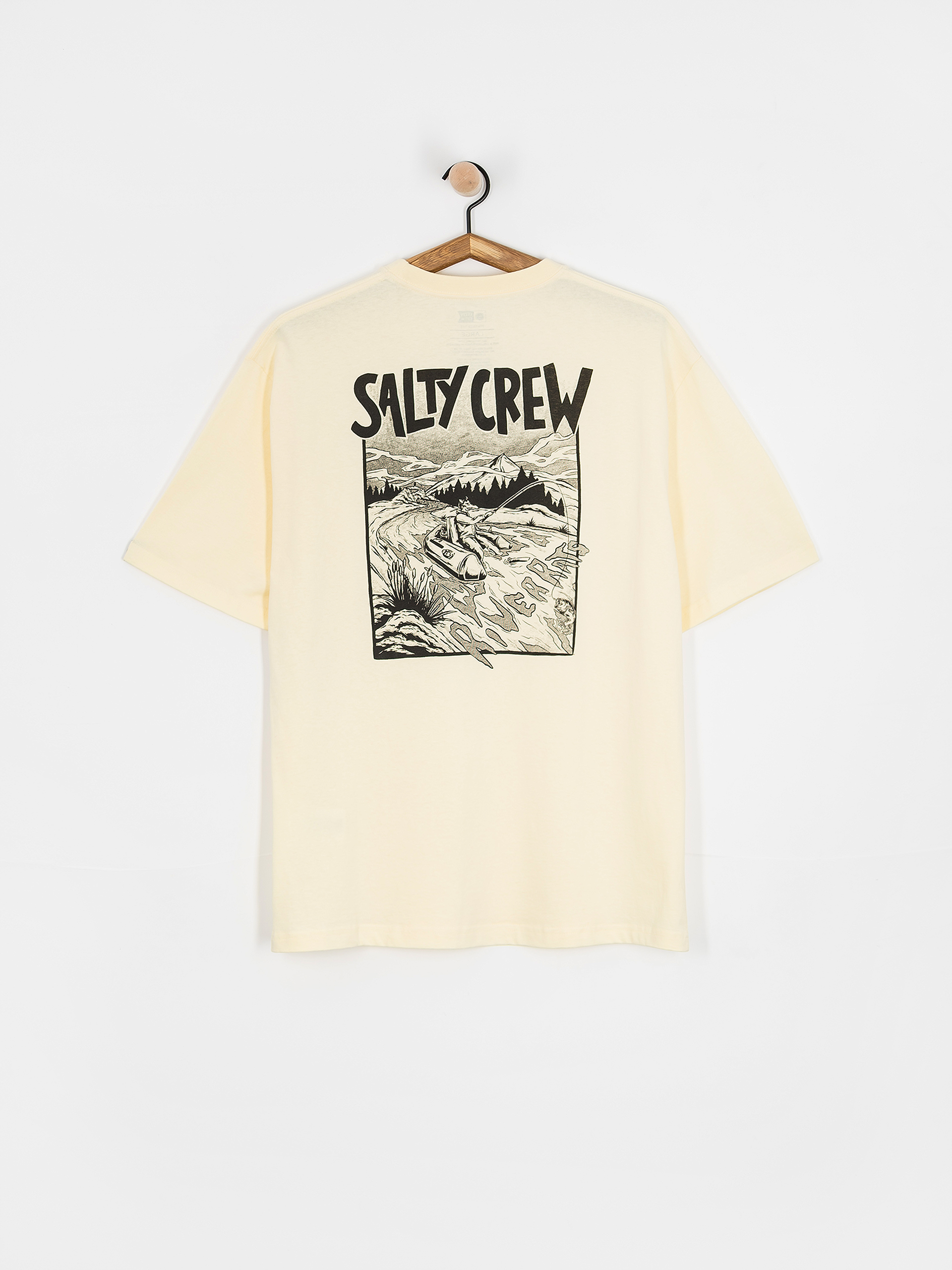 Футболка Salty Crew River Rats (transparent yellow)