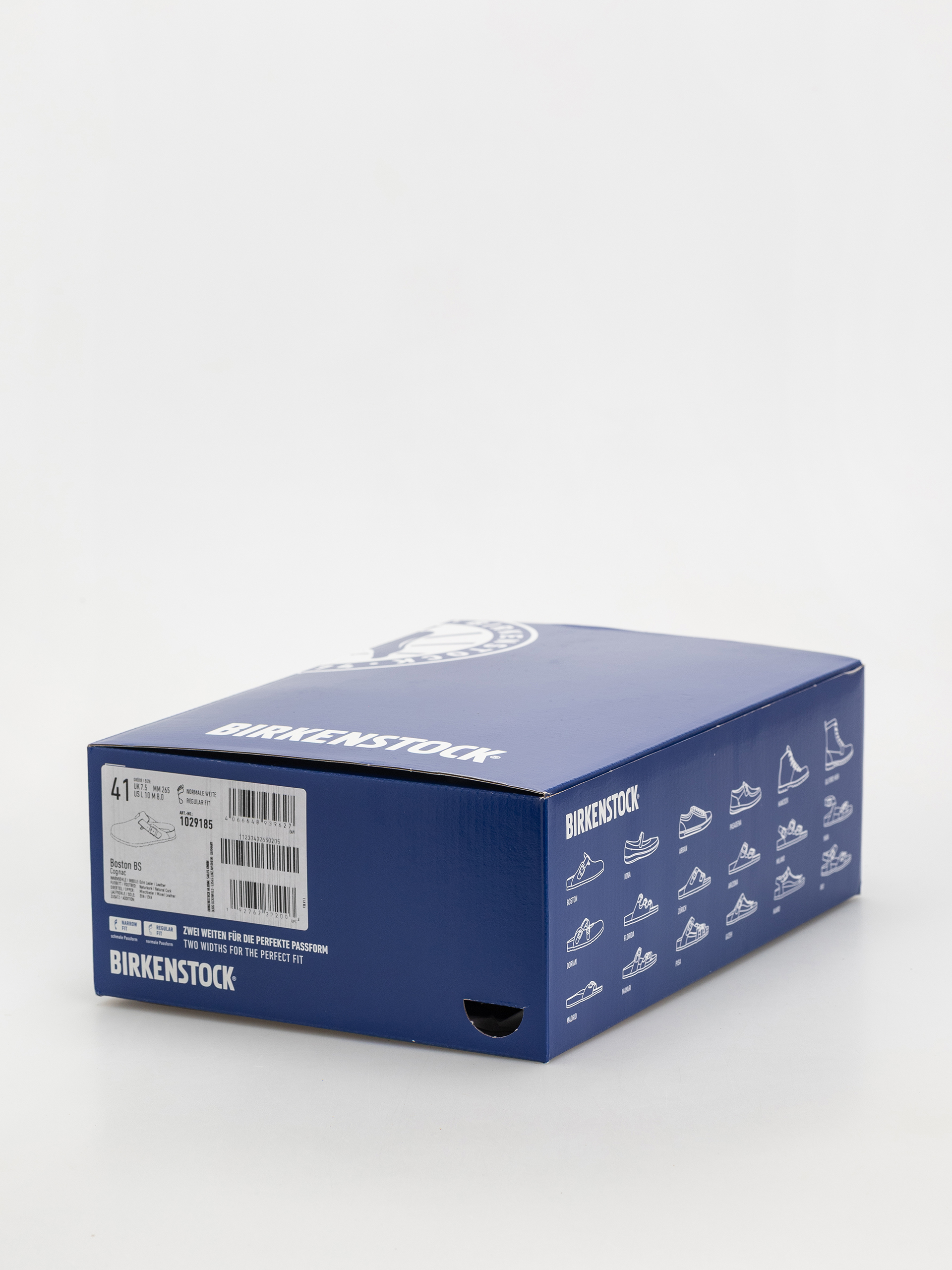 Шльопанці Birkenstock Boston Suede Oiled Leather Regular (cognac)