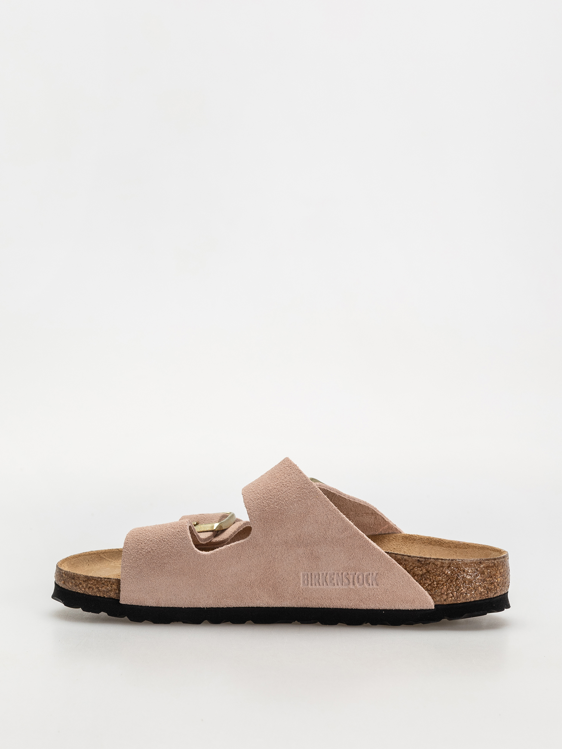 Шльопанці Birkenstock Arizona Suede Leather Narrow Wmn (light rose)