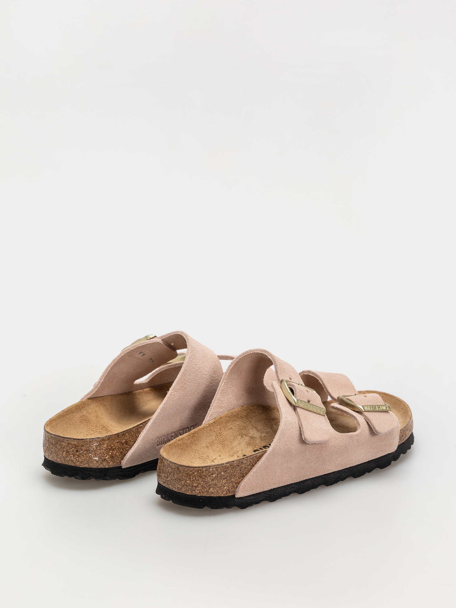 Шльопанці Birkenstock Arizona Suede Leather Narrow Wmn (light rose)