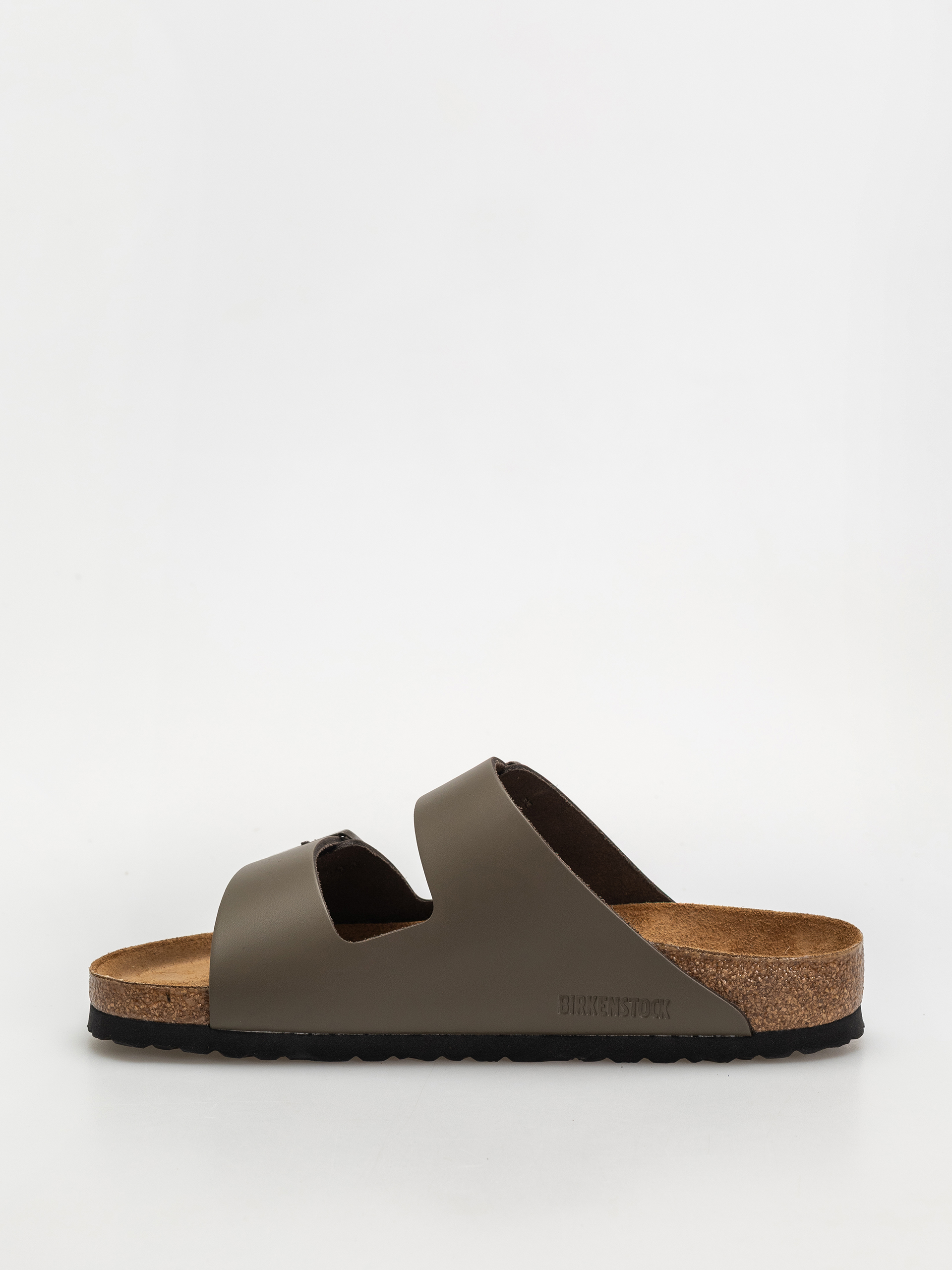 Шльопанці Birkenstock Arizona Natural Leather Regular (concrete gray)