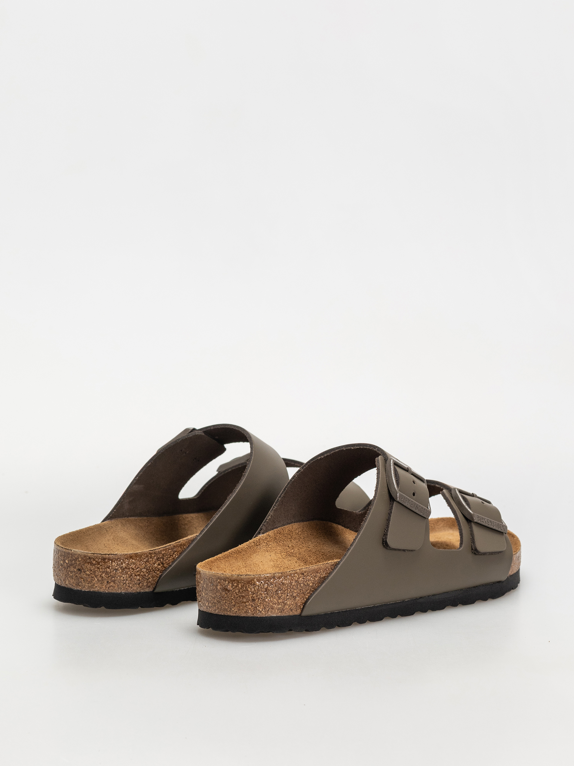 Шльопанці Birkenstock Arizona Natural Leather Regular (concrete gray)