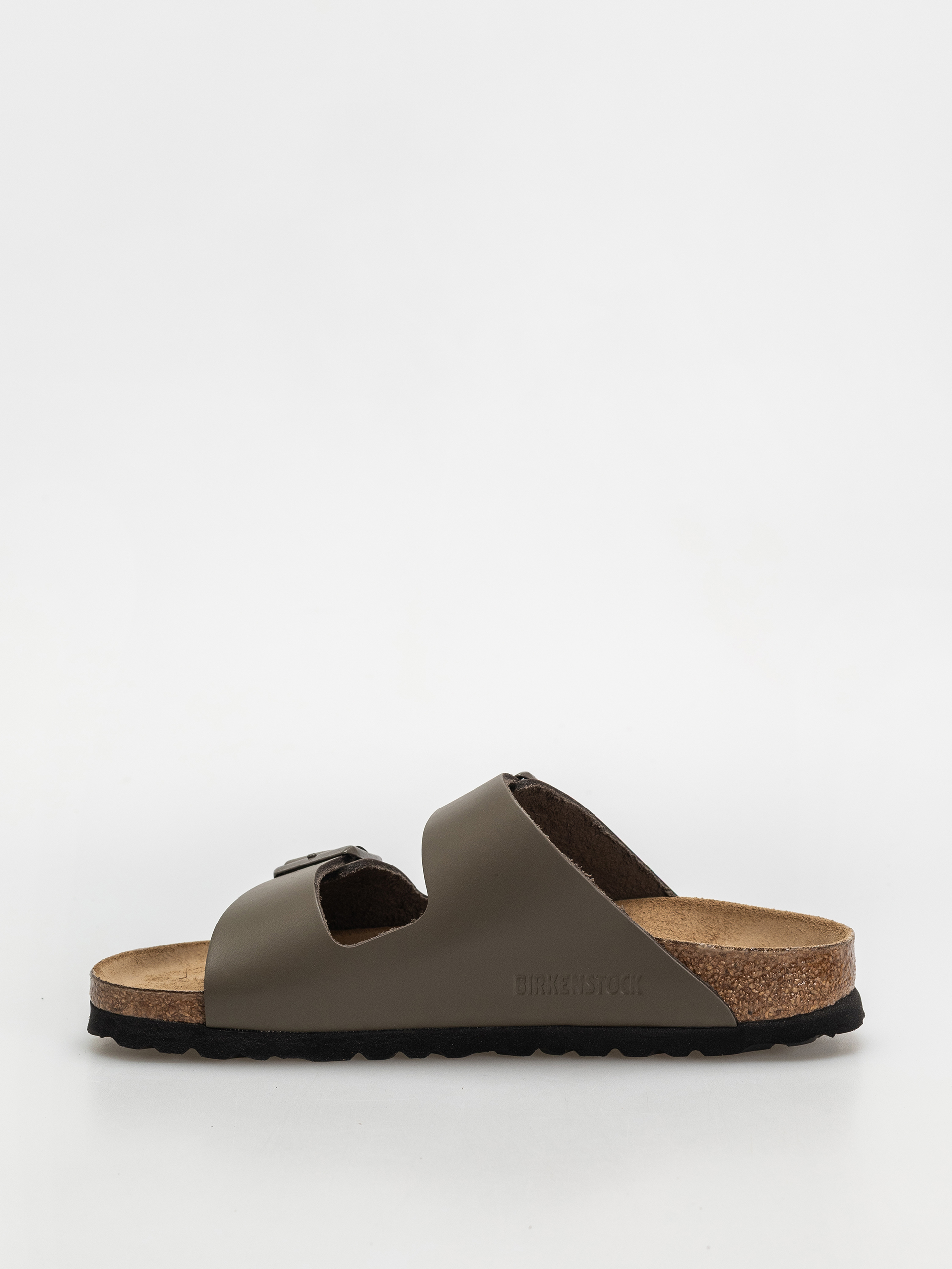 Шльопанці Birkenstock Arizona Natural Leather Narrow Wmn (concrete gray)