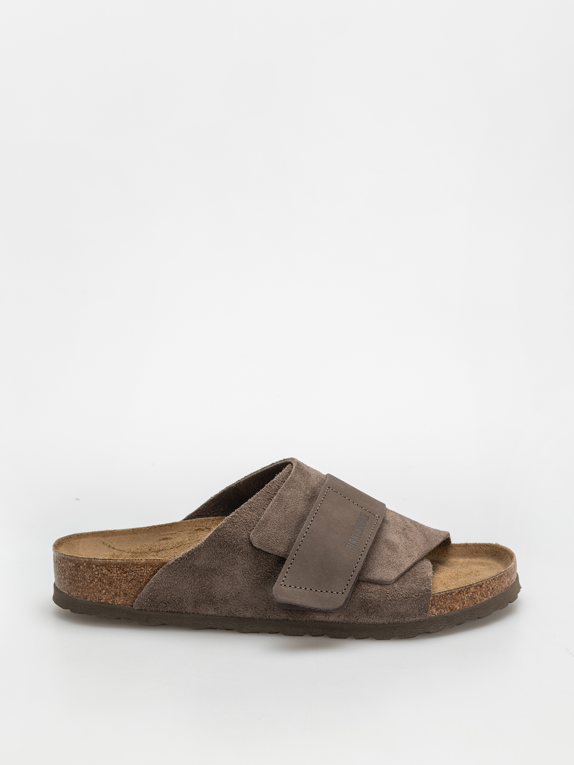Шльопанці Birkenstock Kyoto Nubuck Suede Leather Regular (concrete gray)