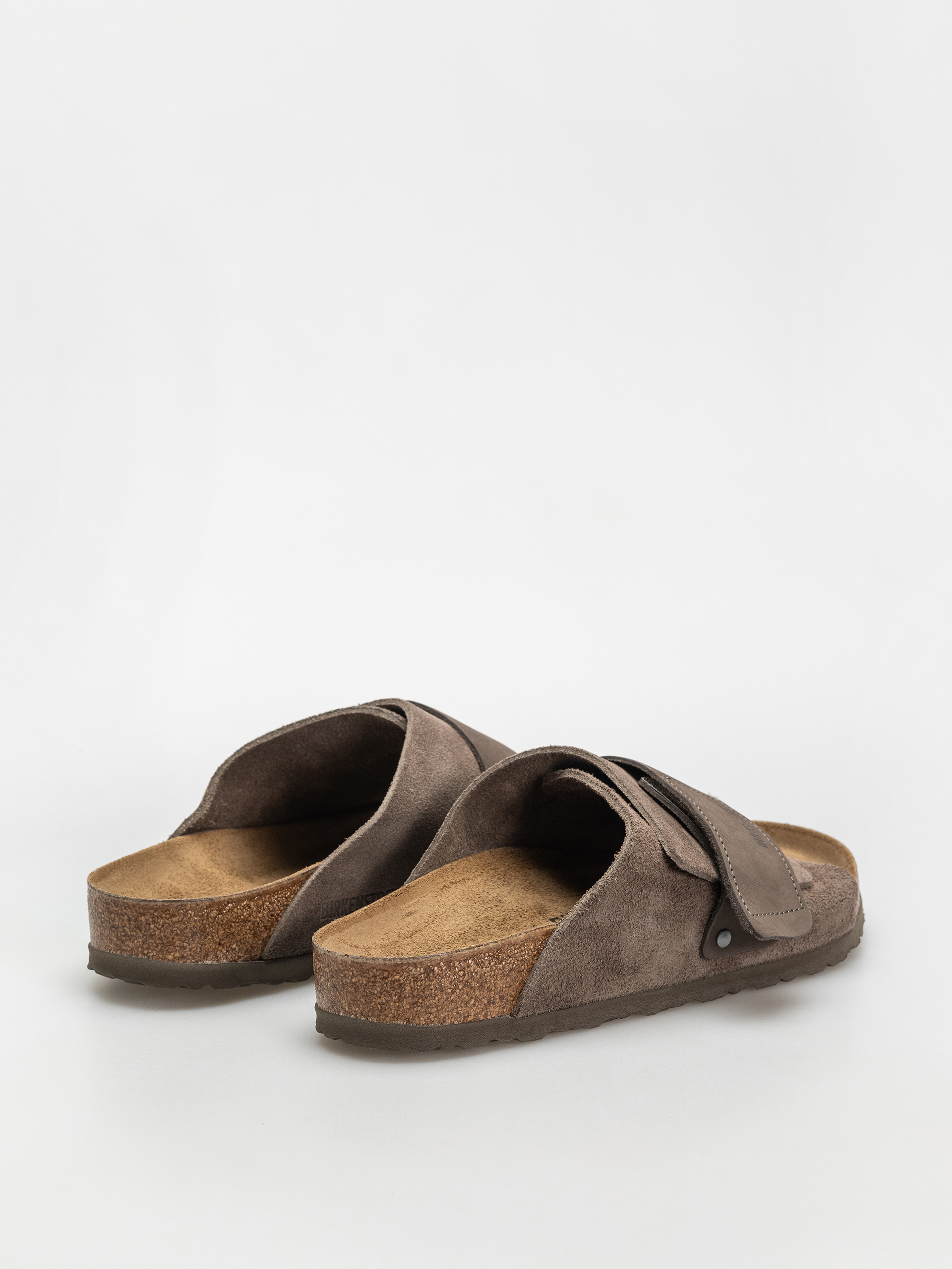 Шльопанці Birkenstock Kyoto Nubuck Suede Leather Regular (concrete gray)