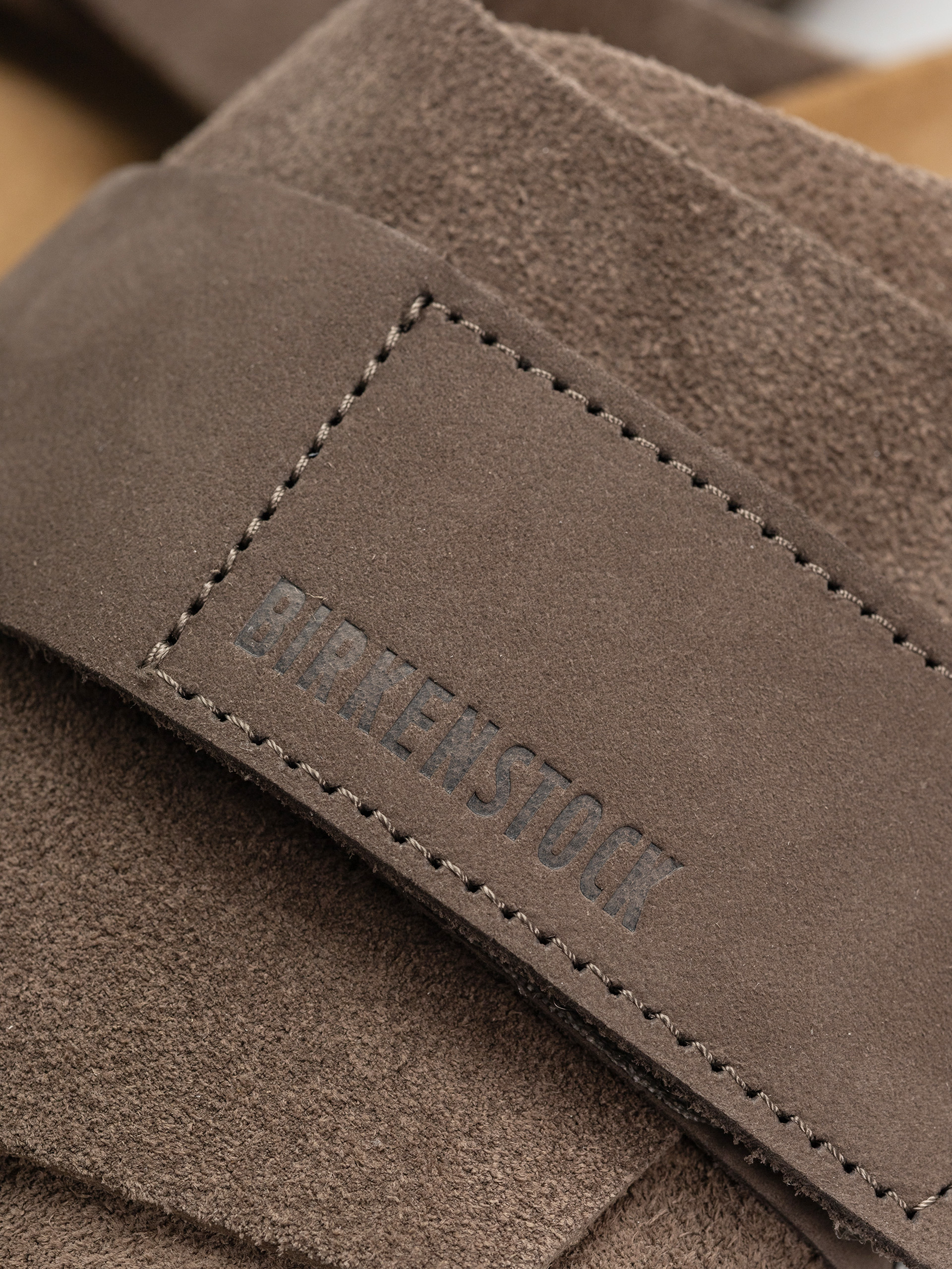 Шльопанці Birkenstock Kyoto Nubuck Suede Leather Regular (concrete gray)
