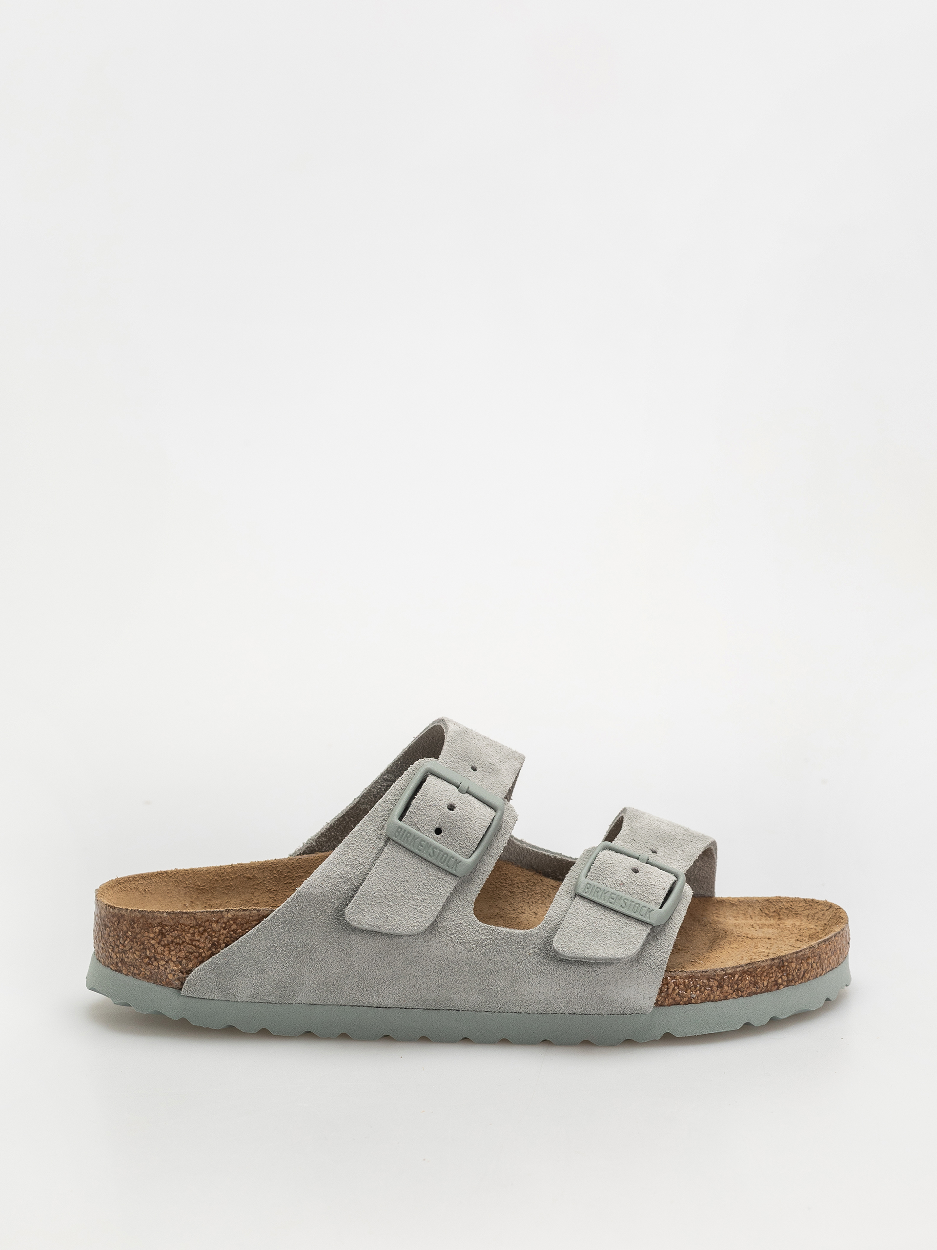 u0428u043bu044cu043eu043fu0430u043du0446u0456 Birkenstock Arizona Suede Leather Narrow Wmn (pure sage)