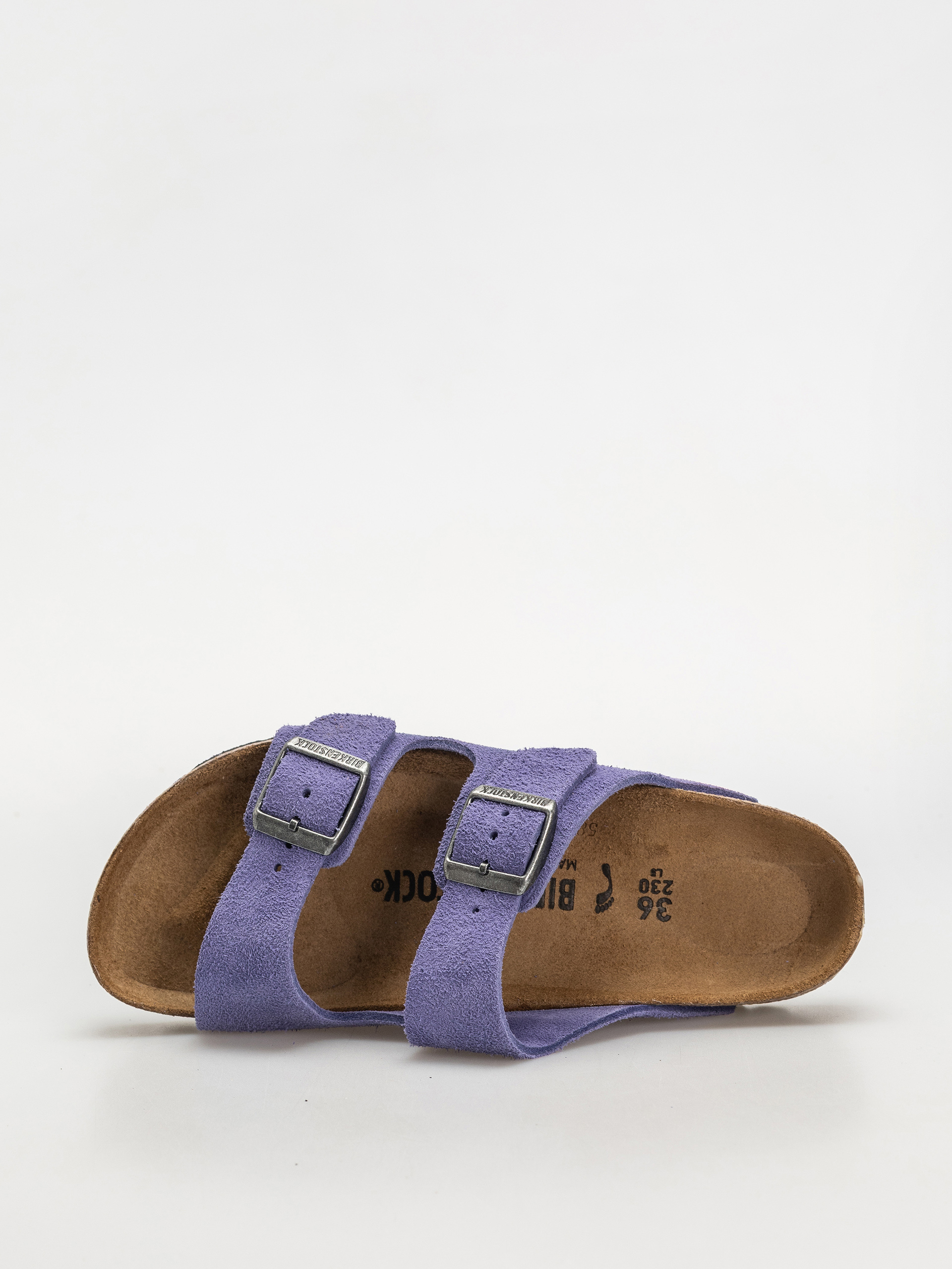Шльопанці Birkenstock Arizona Suede Leather Narrow Wmn (purple dusk)