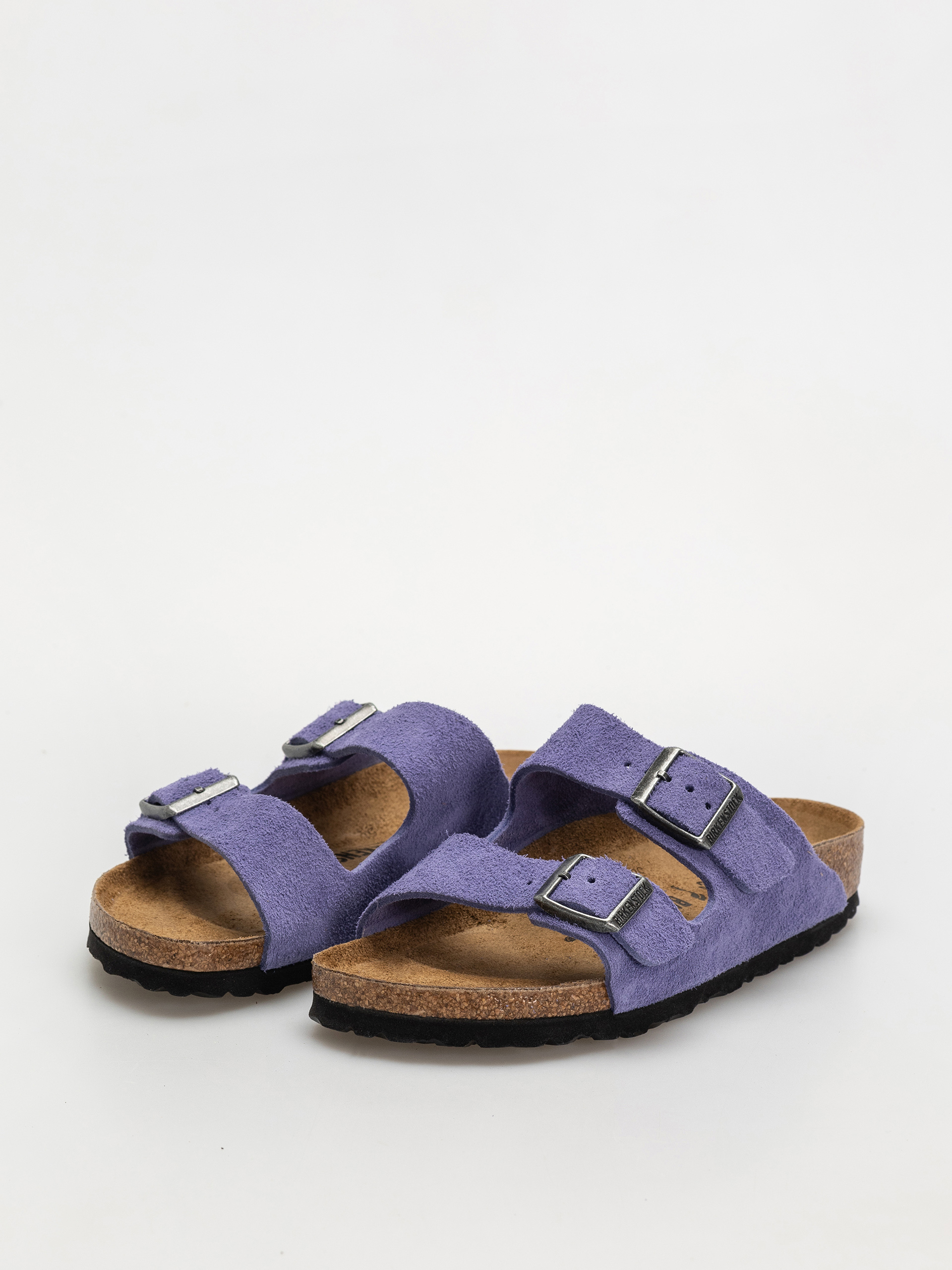 Шльопанці Birkenstock Arizona Suede Leather Narrow Wmn (purple dusk)