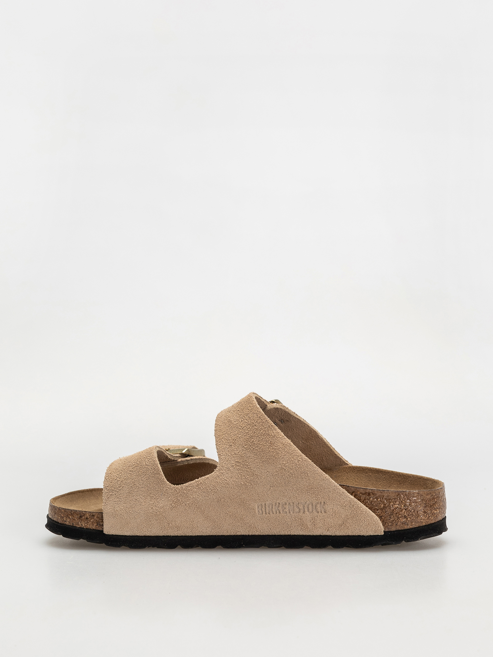 Шльопанці Birkenstock Arizona Suede Leather Narrow Wmn (sandcastle)