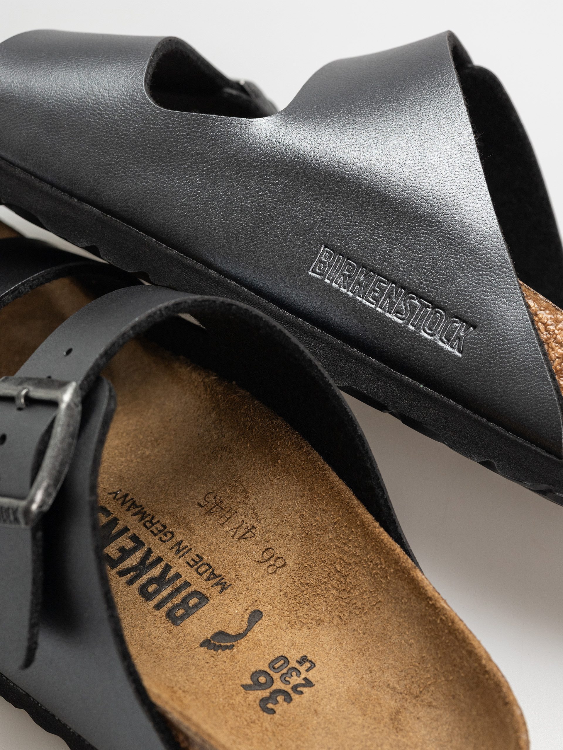 Шльопанці Birkenstock Arizona Birko Flor Metallic Narrow Wmn (metallic black)