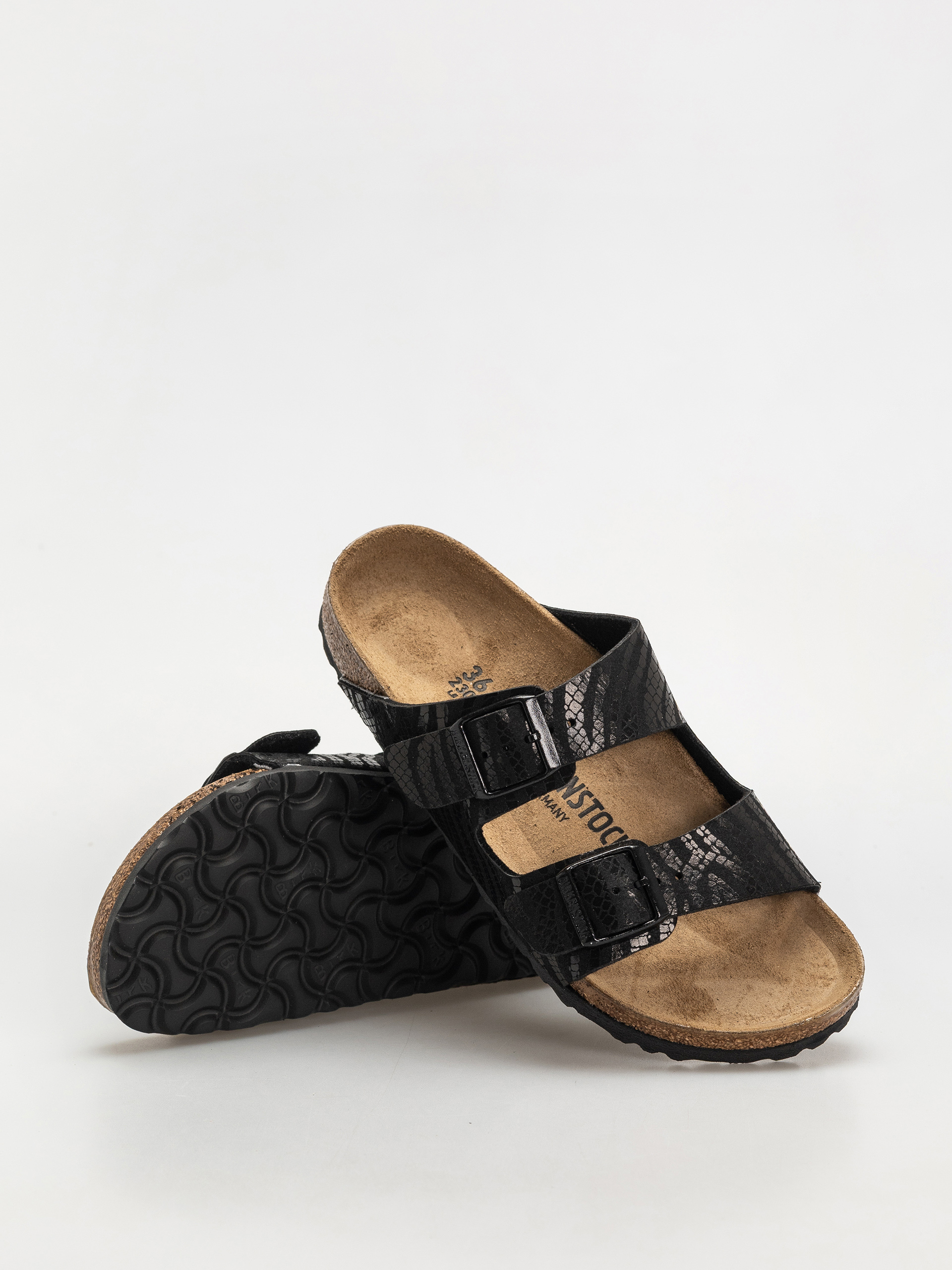 Шльопанці Birkenstock Arizona Animal Print Narrow Wmn (zebra black)