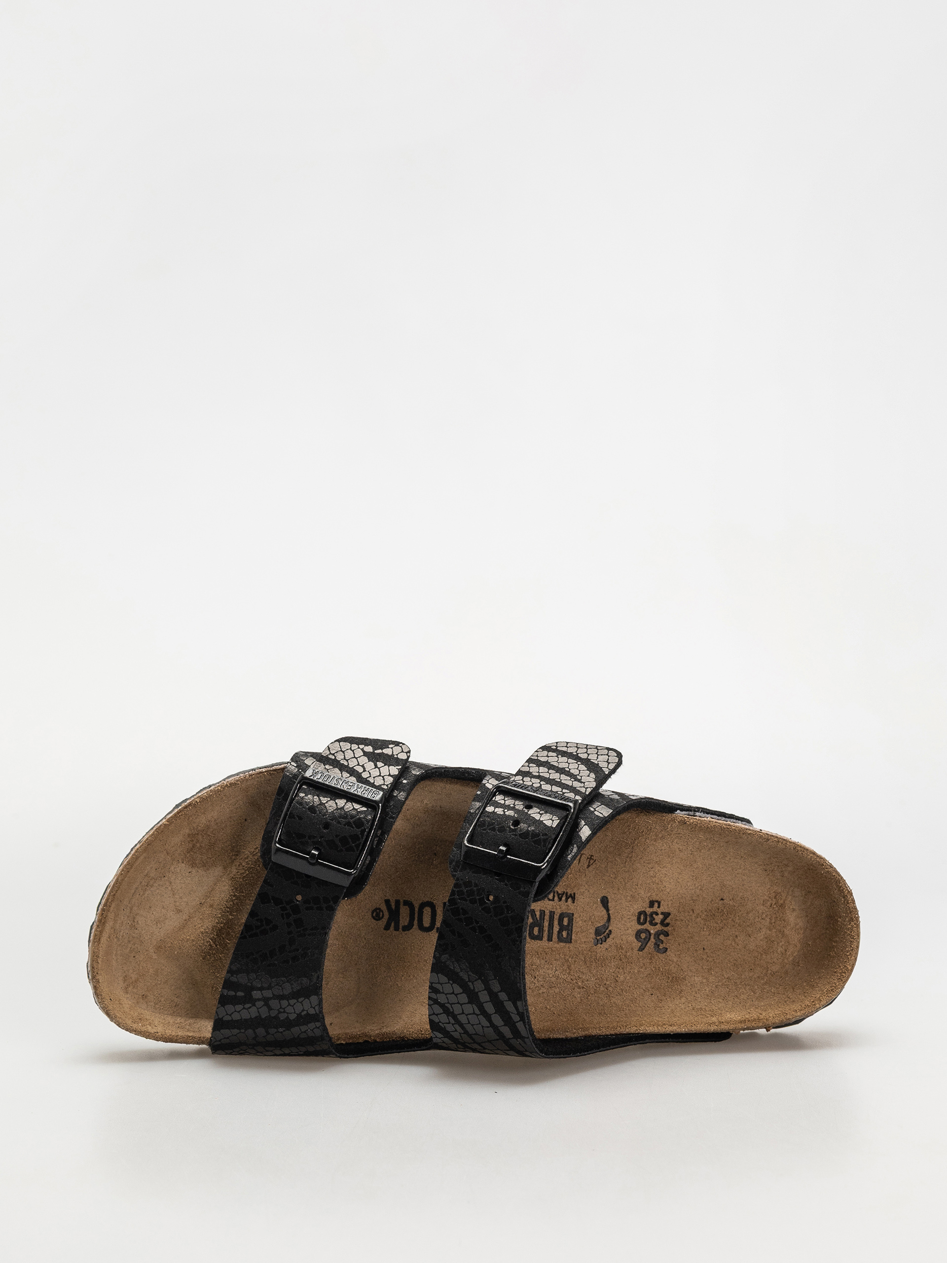 Шльопанці Birkenstock Arizona Animal Print Narrow Wmn (zebra black)