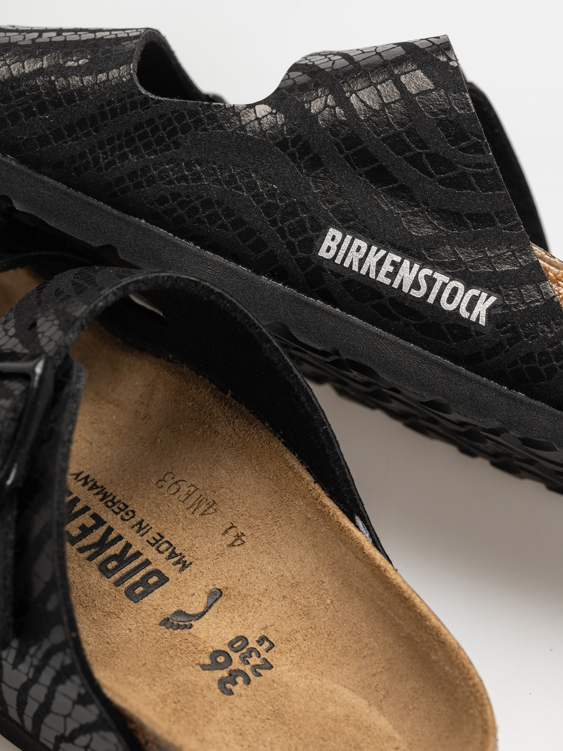 Шльопанці Birkenstock Arizona Animal Print Narrow Wmn (zebra black)